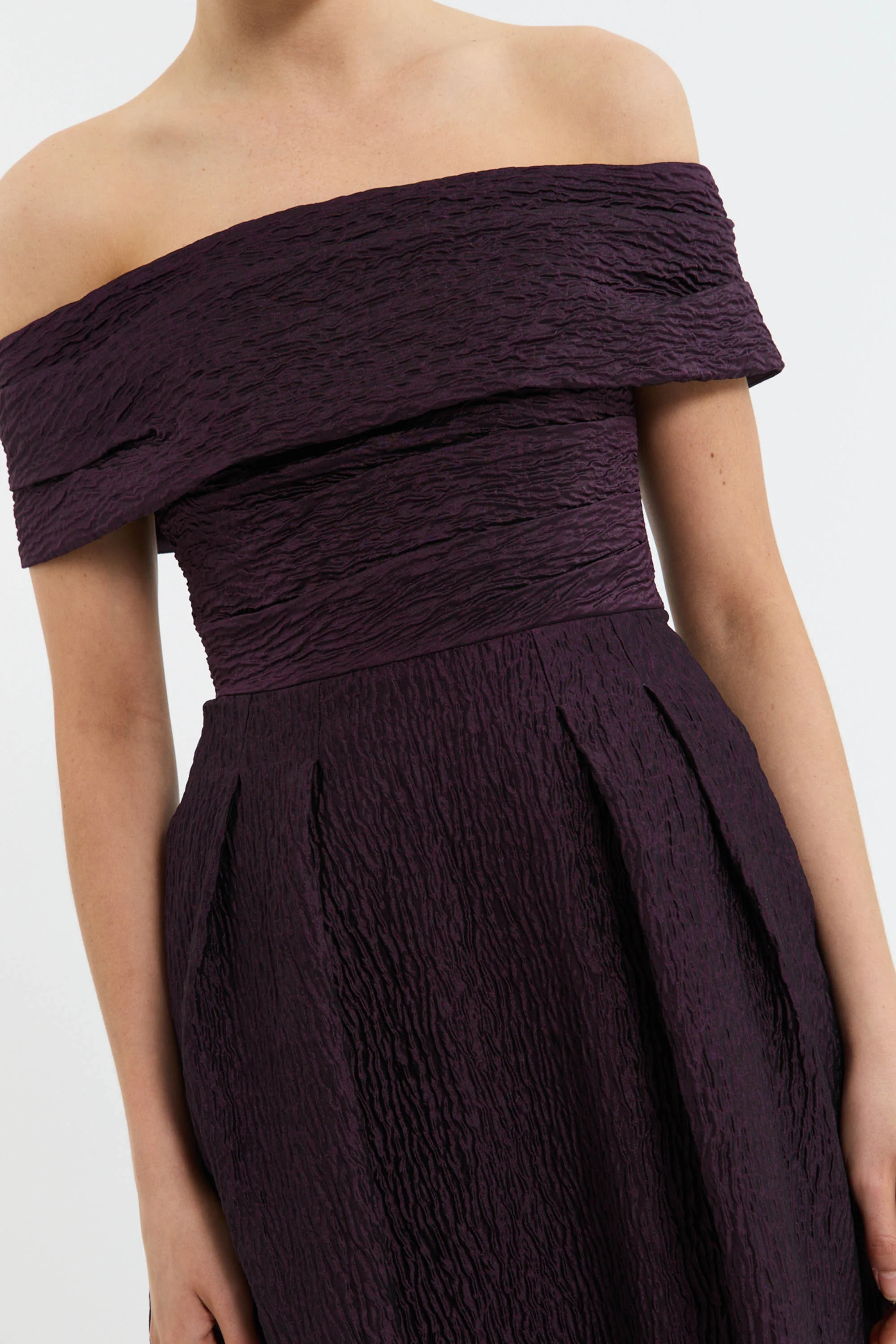 Adalyn Off The Shoulder Midi Dress - Image 5