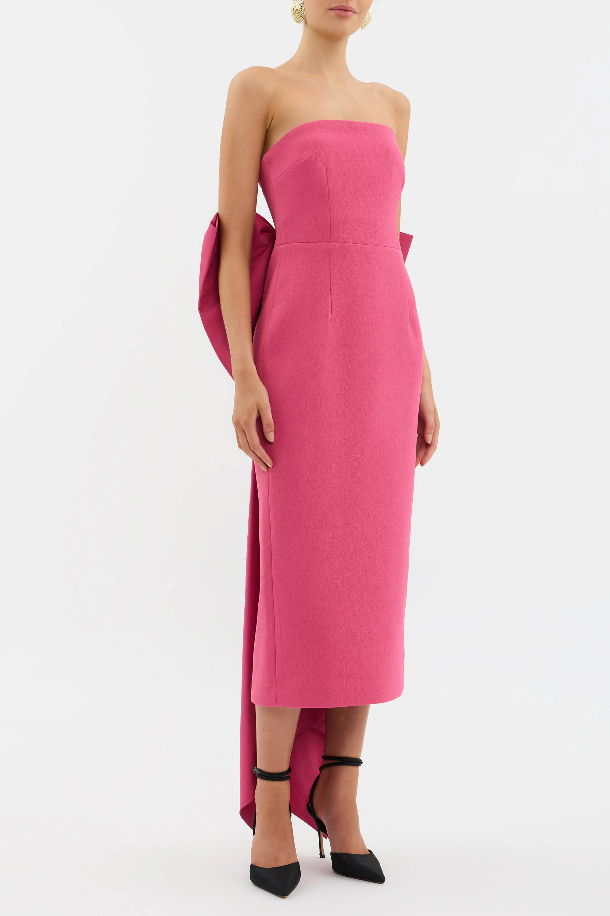 Anais Bow Midi Dress - Image 4