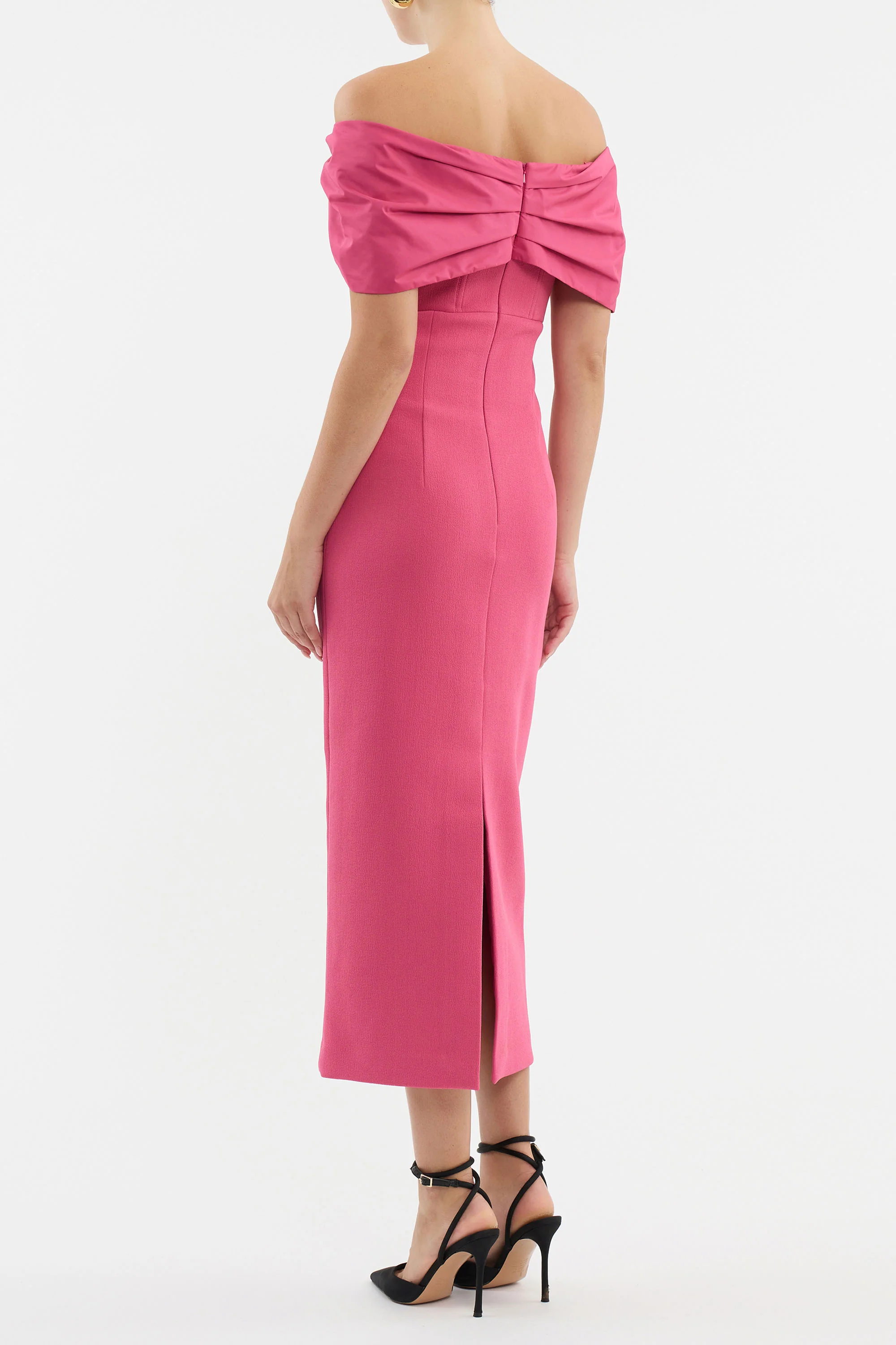 Anais Off Shoulder Midi Dress - Image 4
