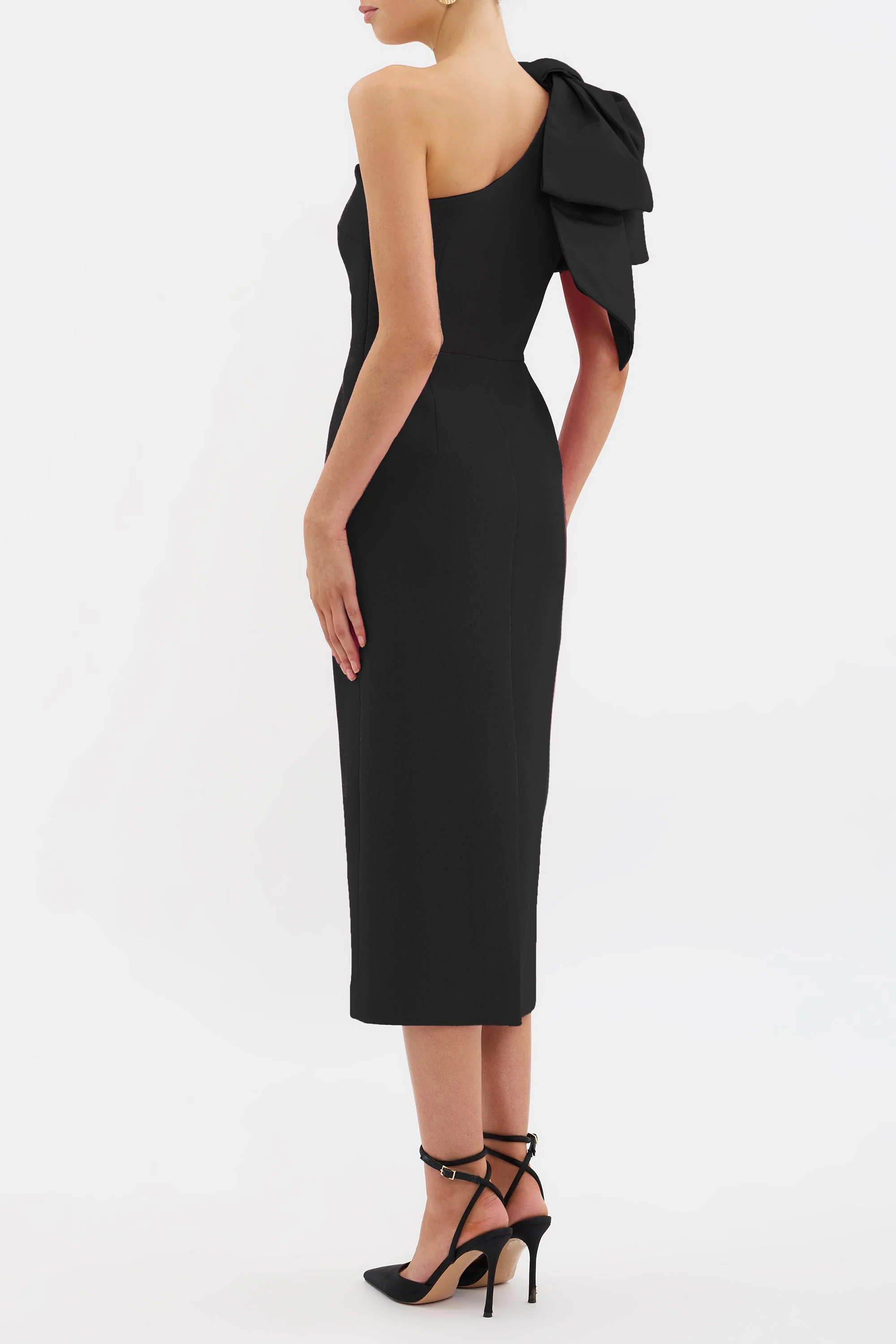 Anais One Shoulder Midi Dress - Image 4