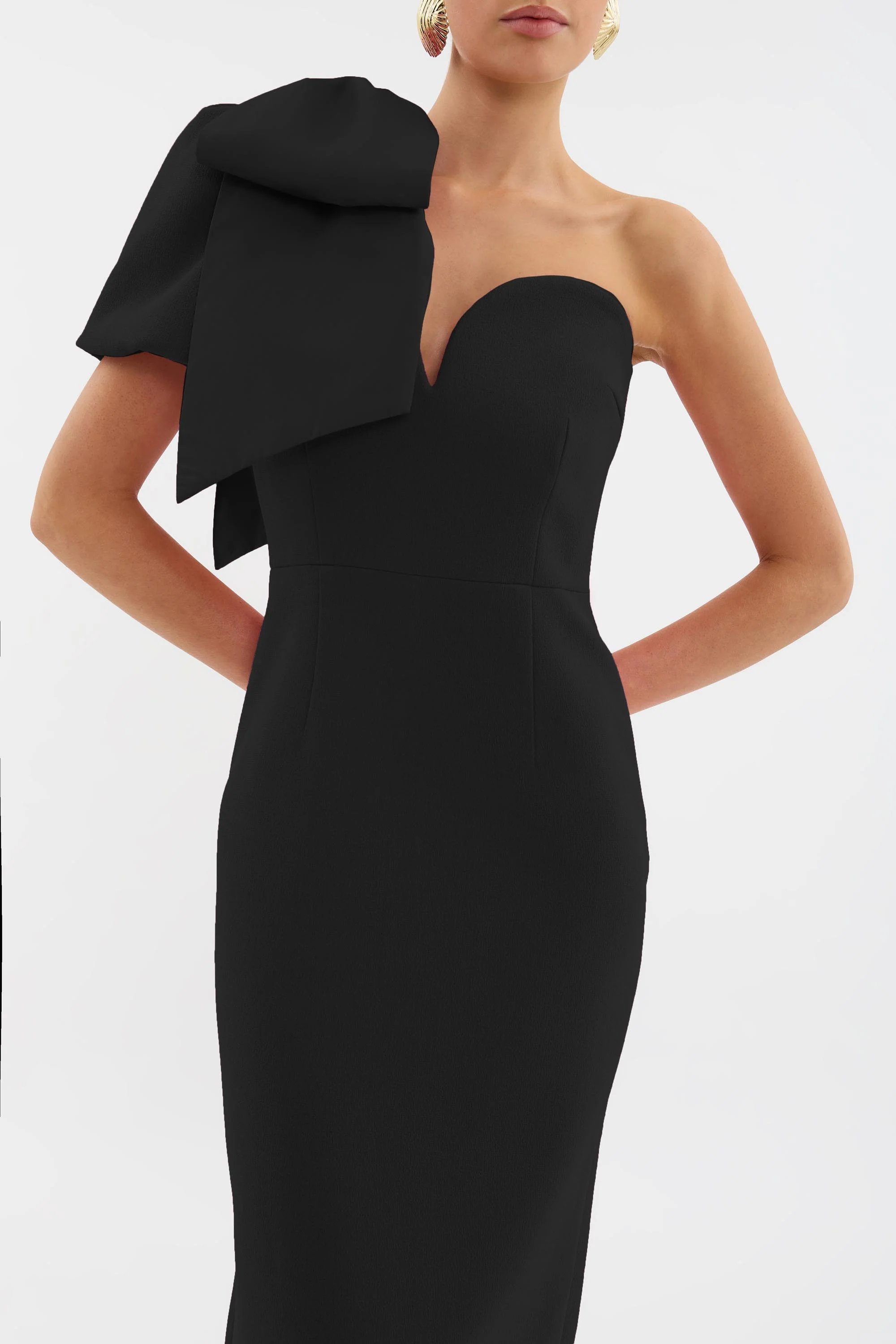 Anais One Shoulder Midi Dress - Image 5