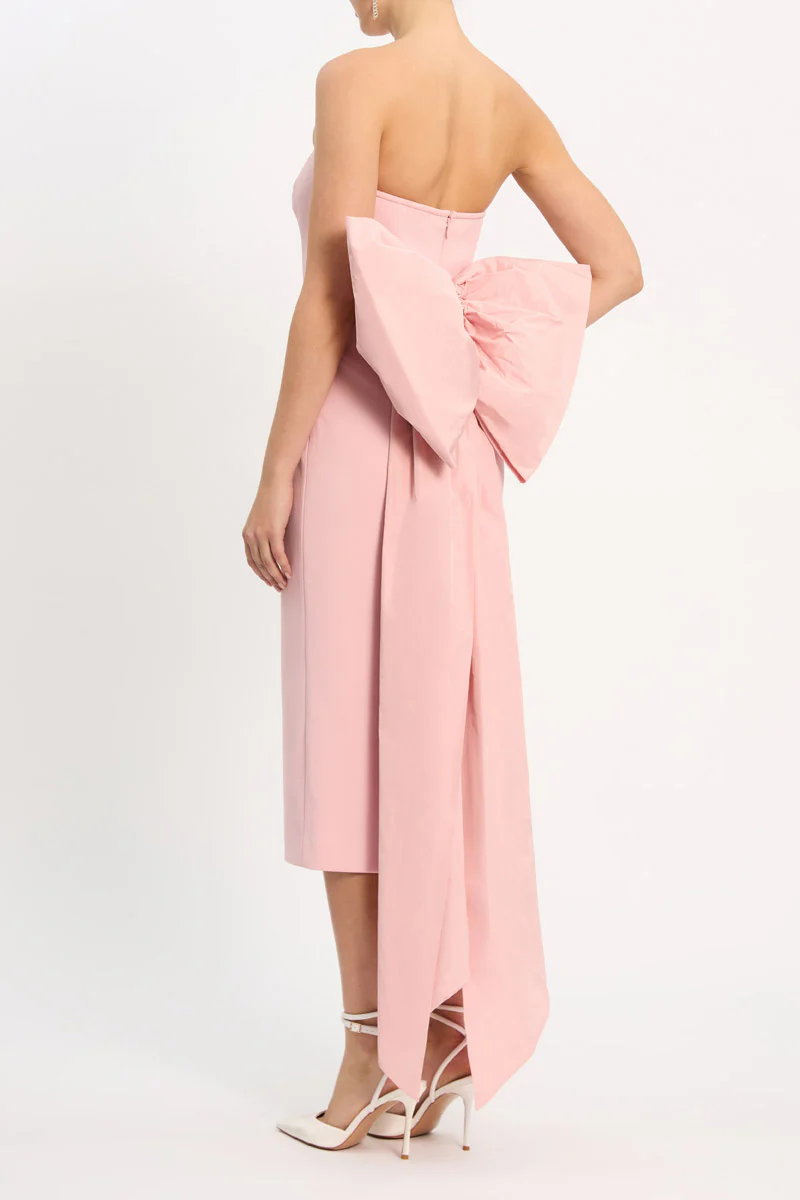 Annabelle Strapless Midi Dress - Image 4