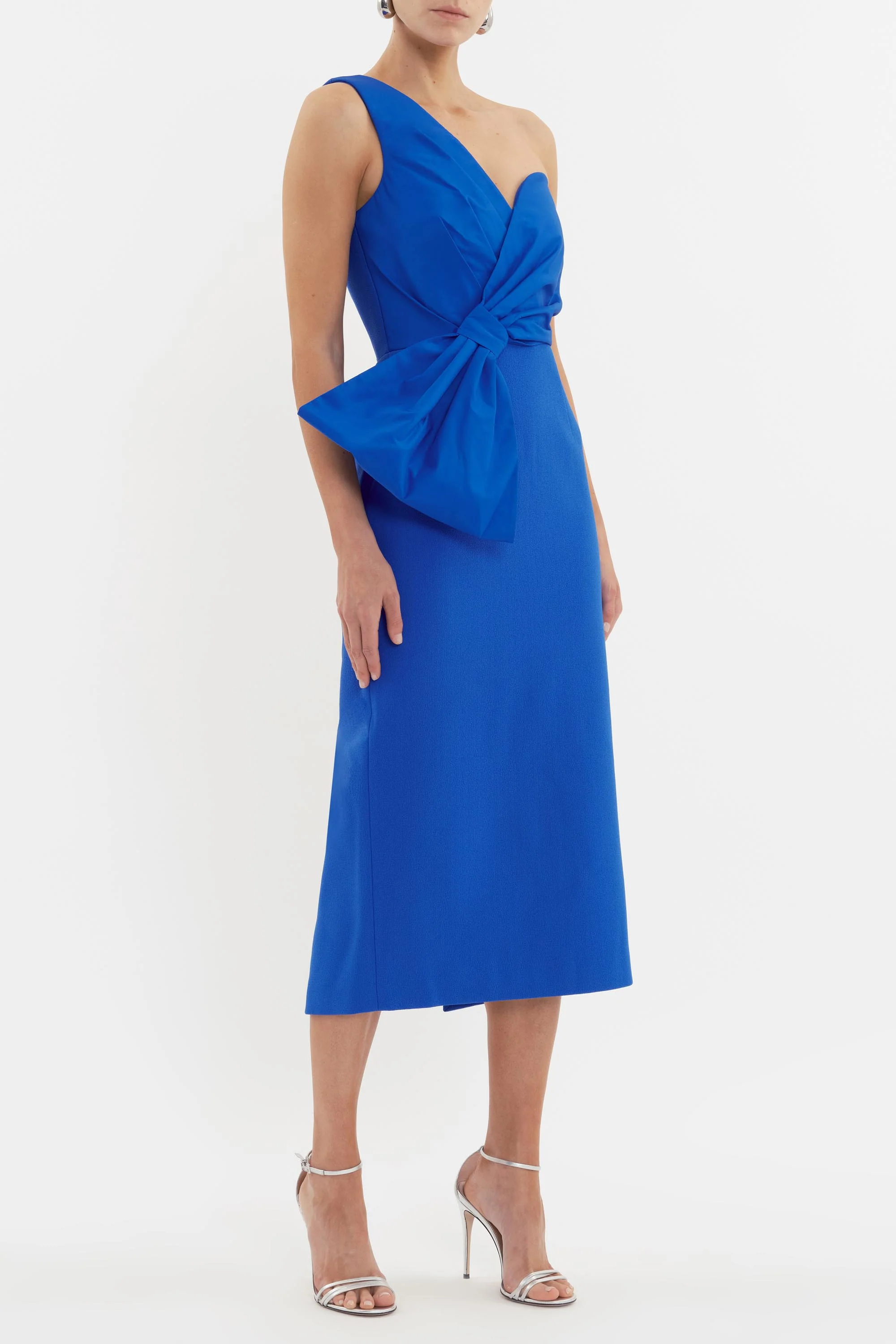 Antonella One Shoulder Midi Dress - Image 3