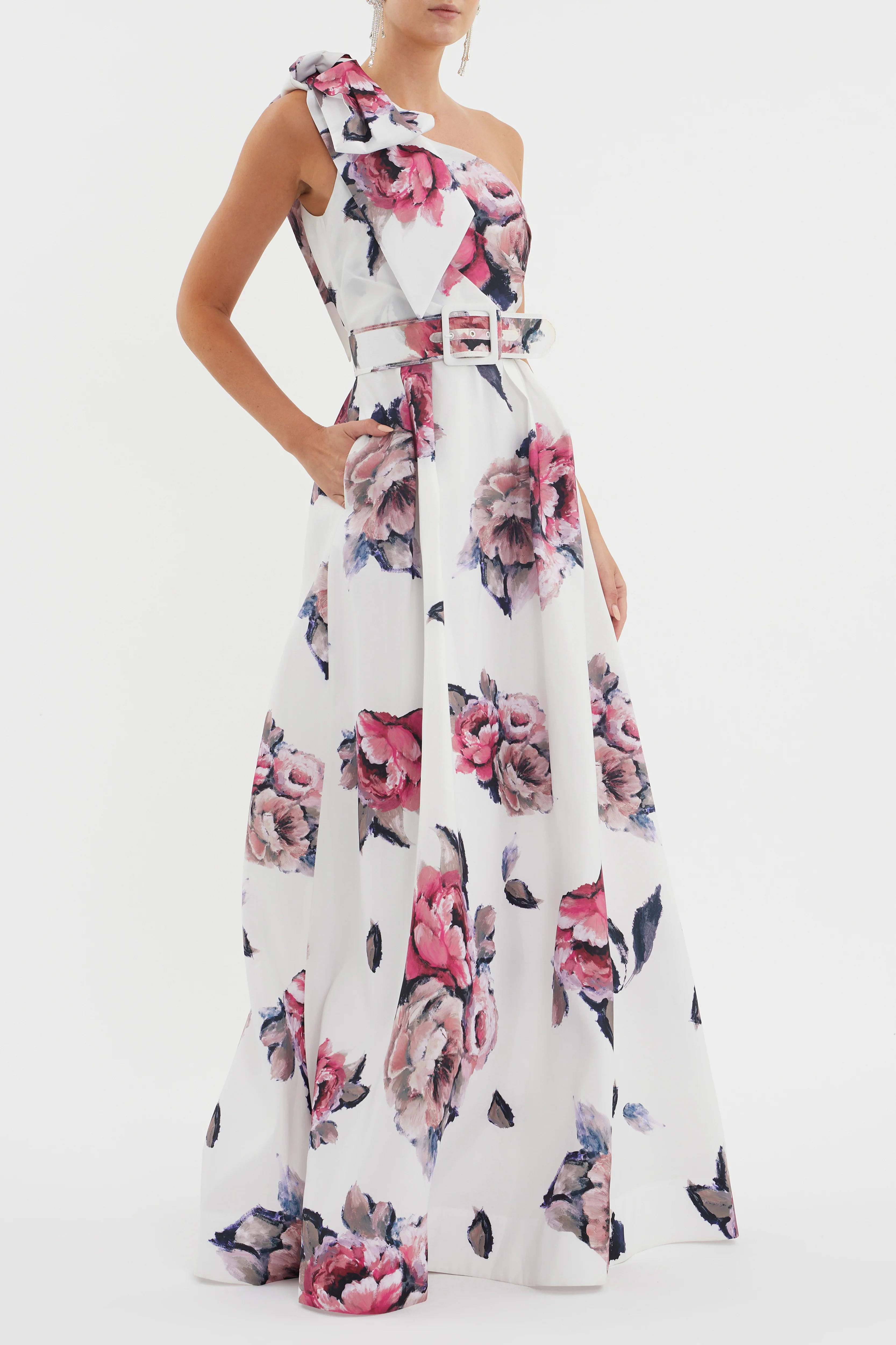 Aveline One Shoulder Gown - Image 3