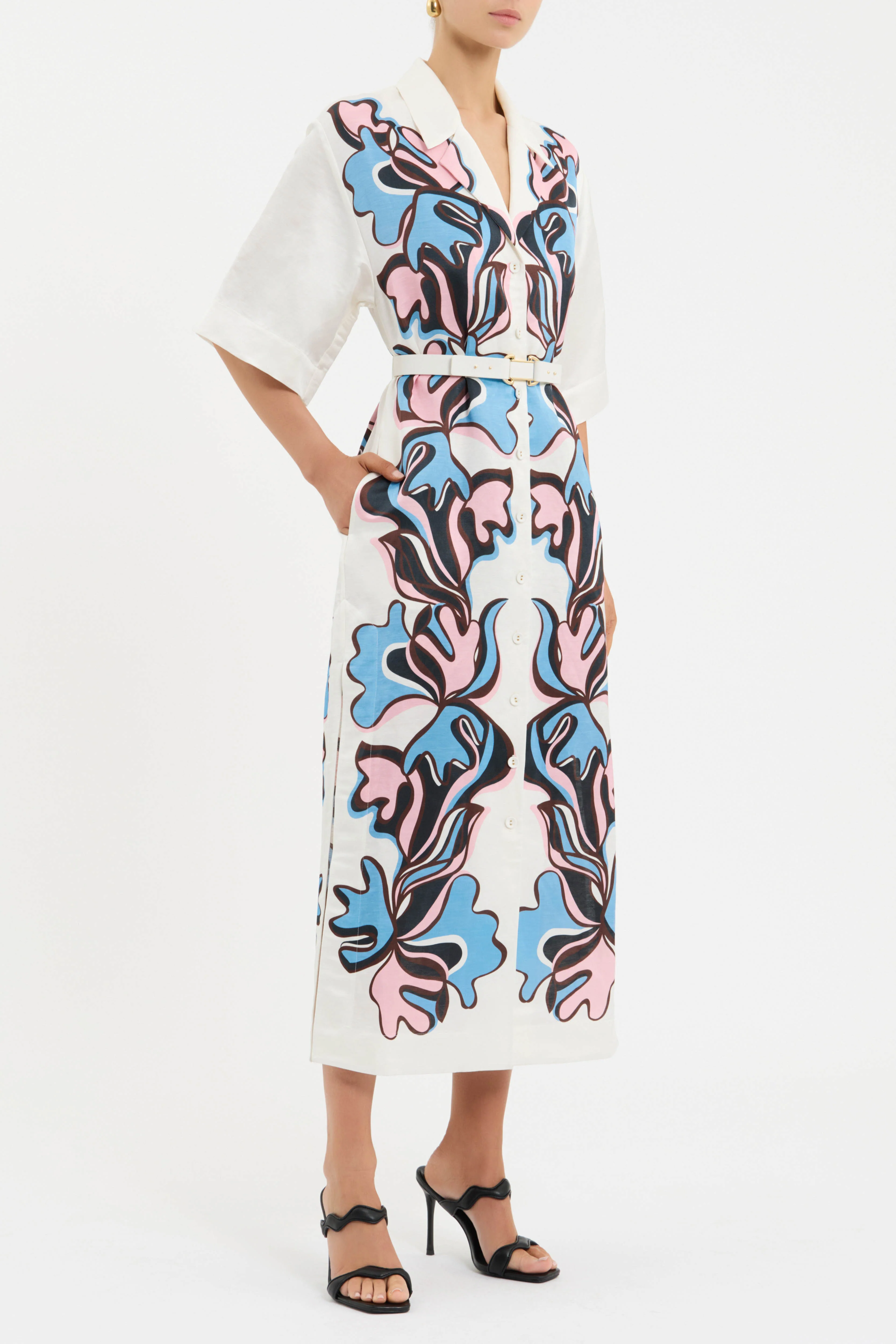 Barbados Breeze Midi Dress - Image 3