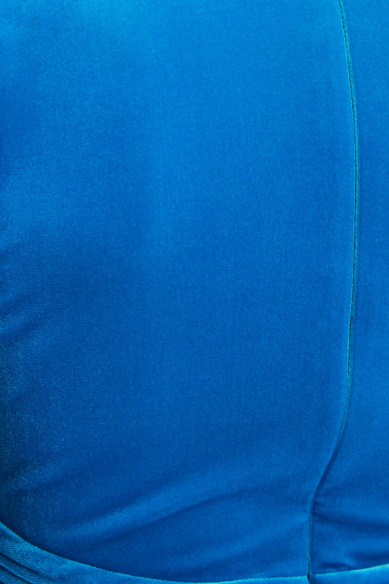 Bernadette Mini Dress Blue - Image 6