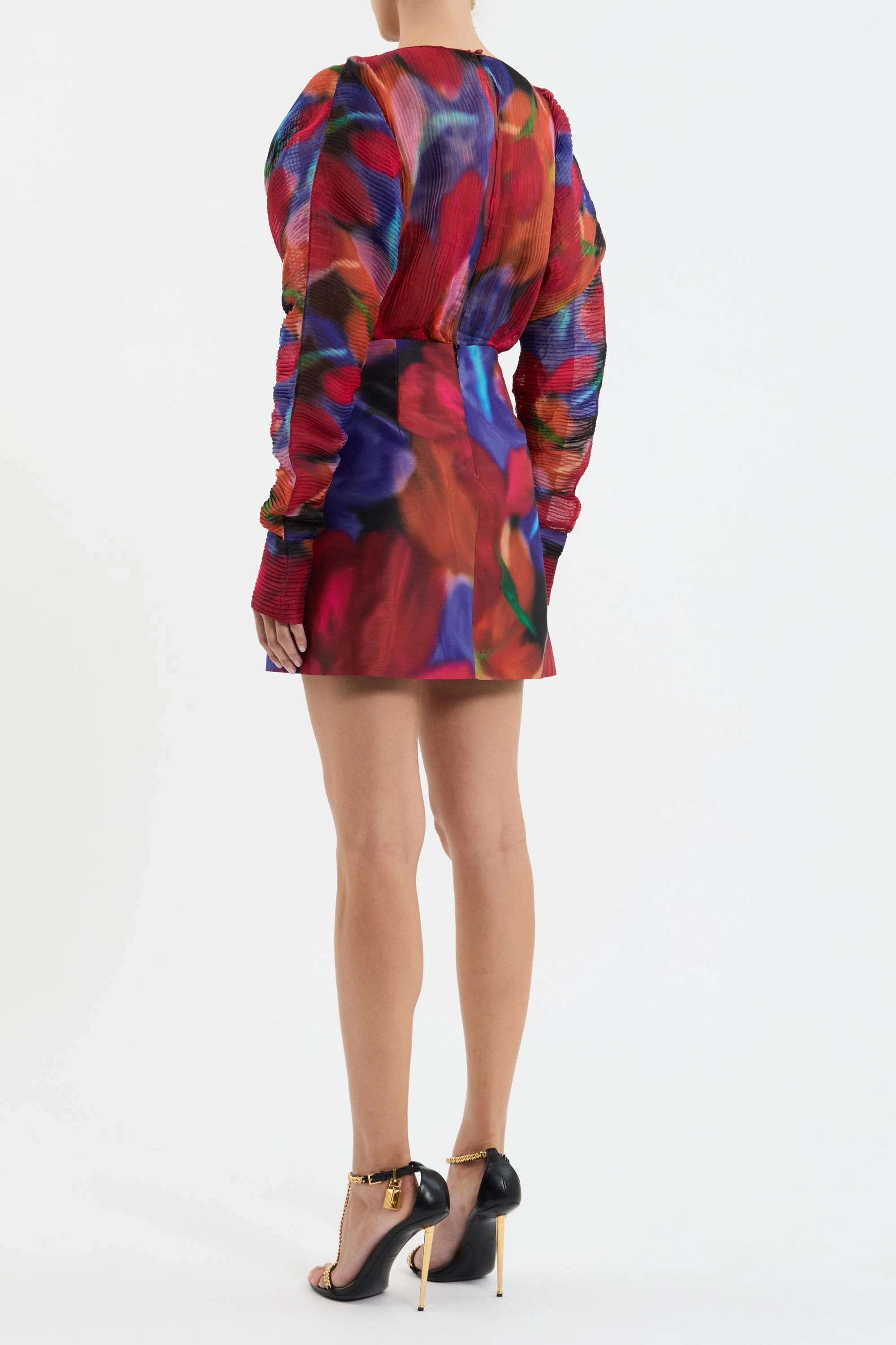 Cabaret Roses Mini Dress - Image 4