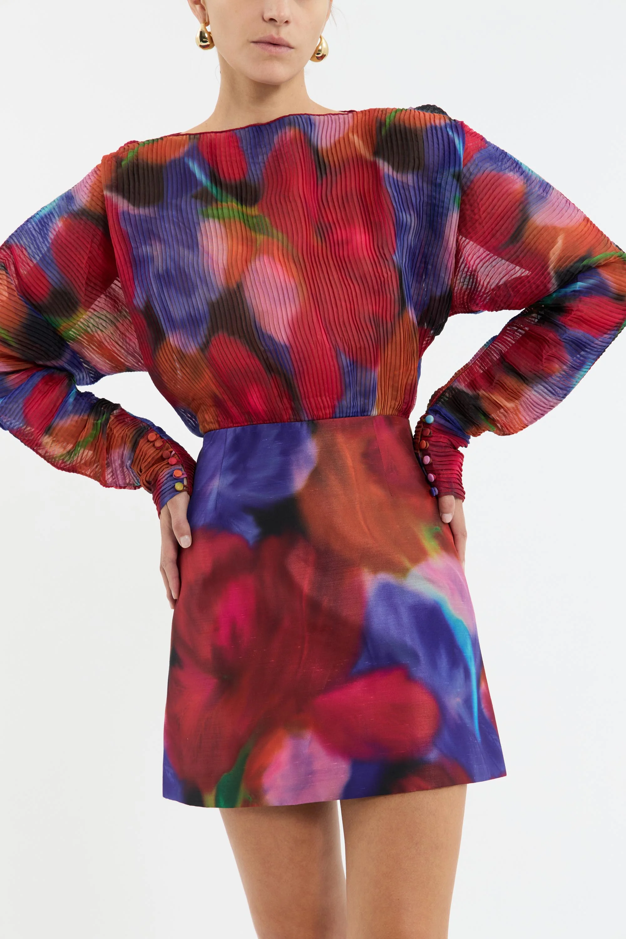 Cabaret Roses Mini Dress - Image 5