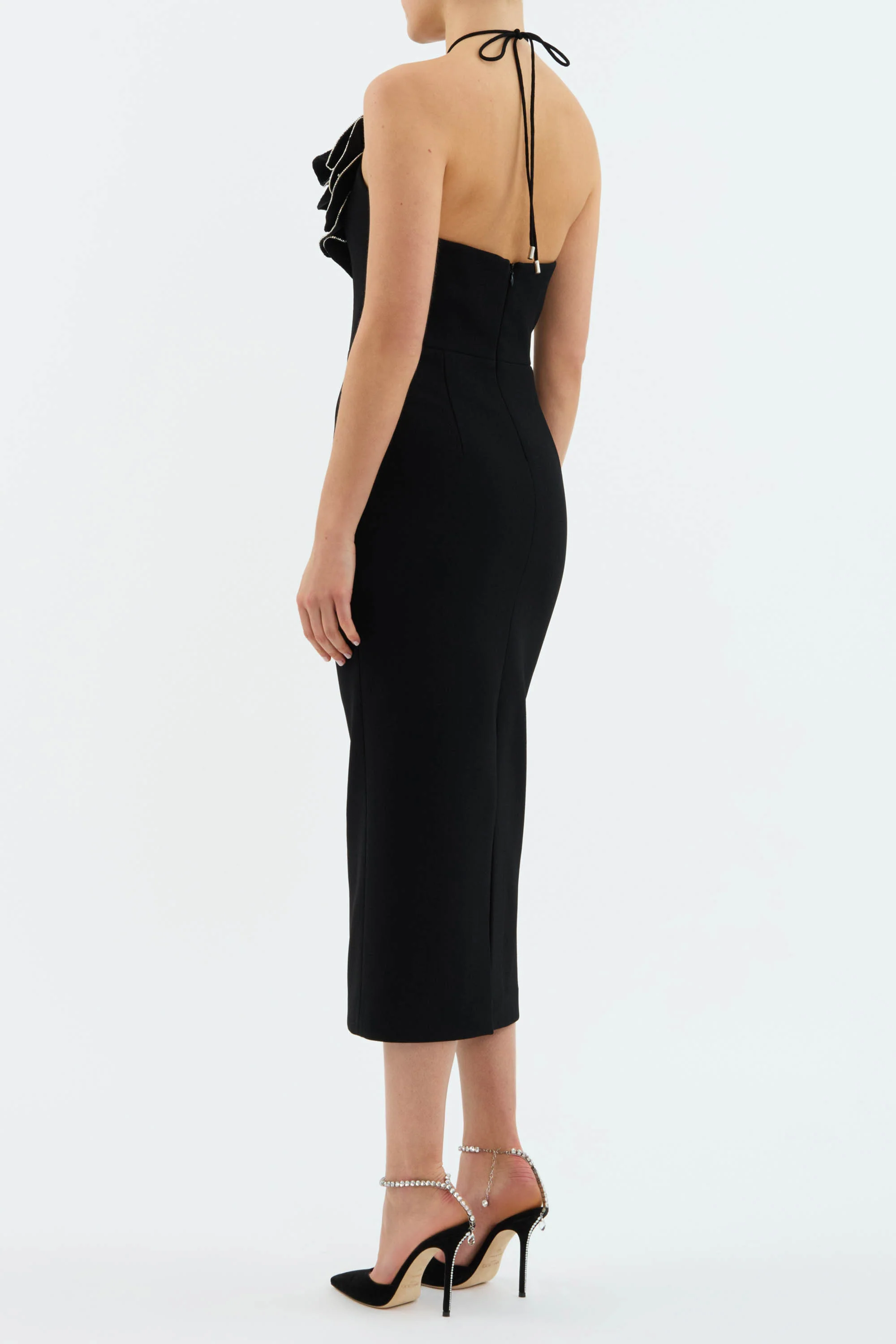 Eliana Halter Midi Dress - Image 4