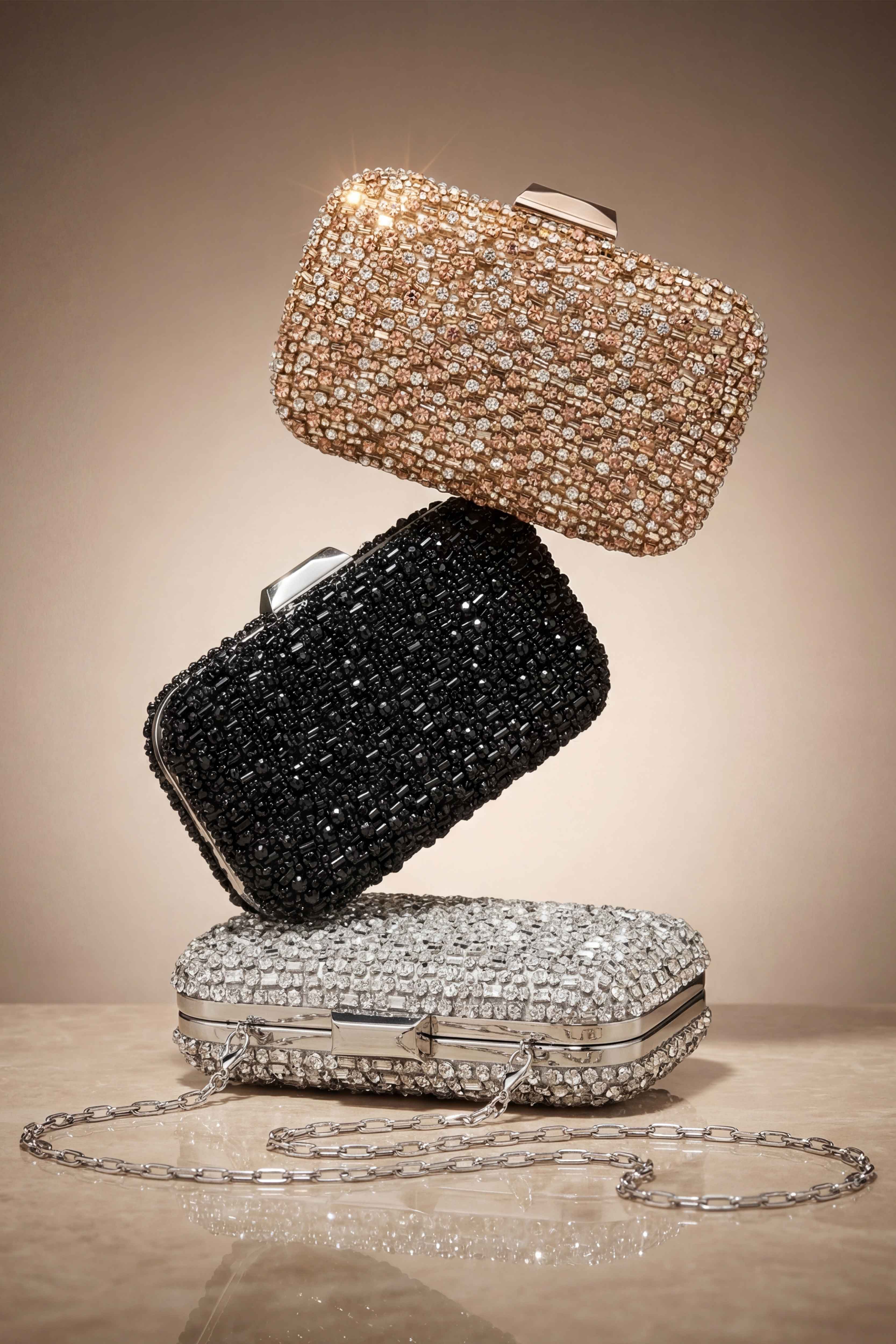 Embellished Square Clutch - Image 6