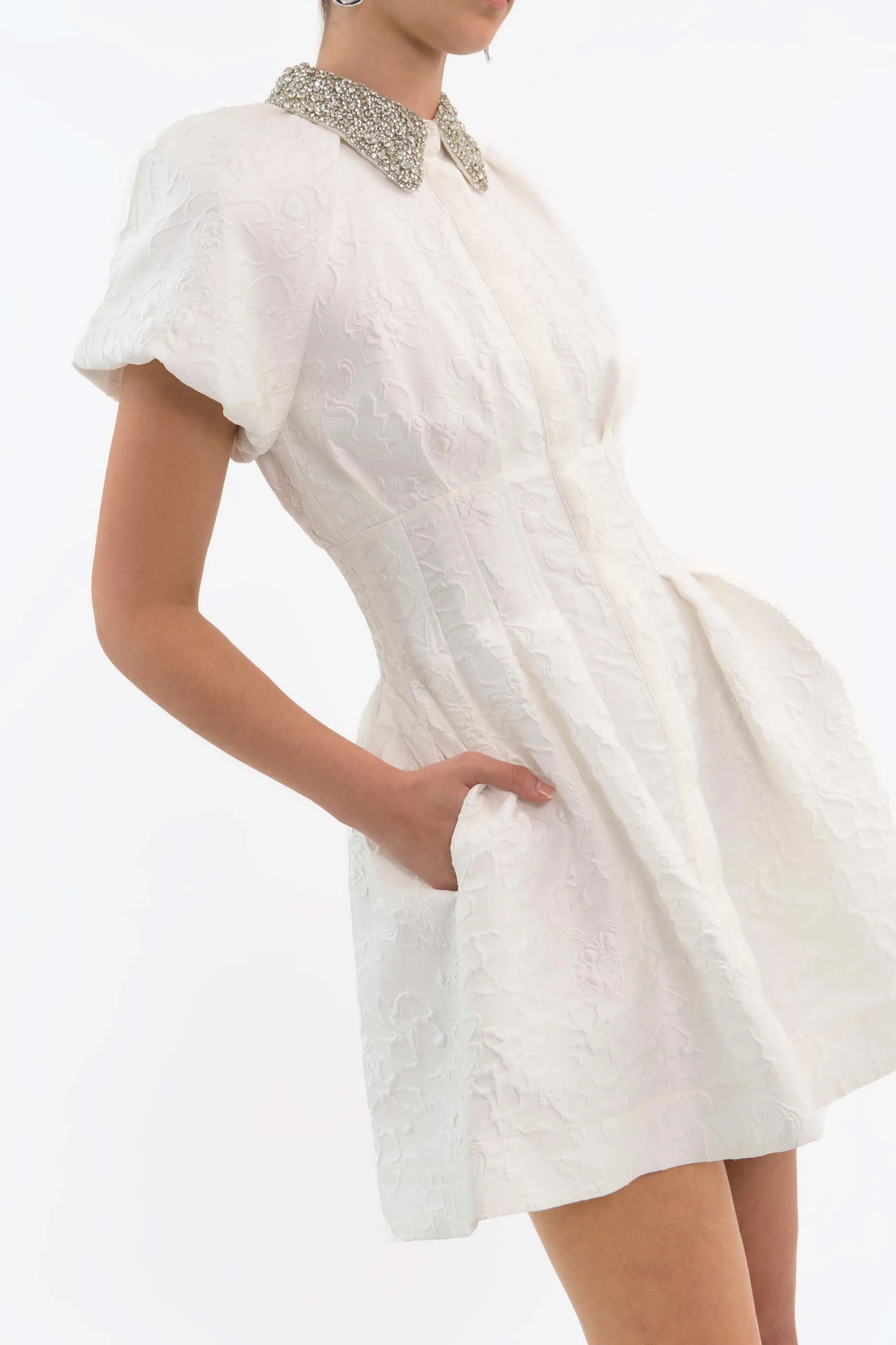 Esther Puff Sleeve Mini Dress - Image 5