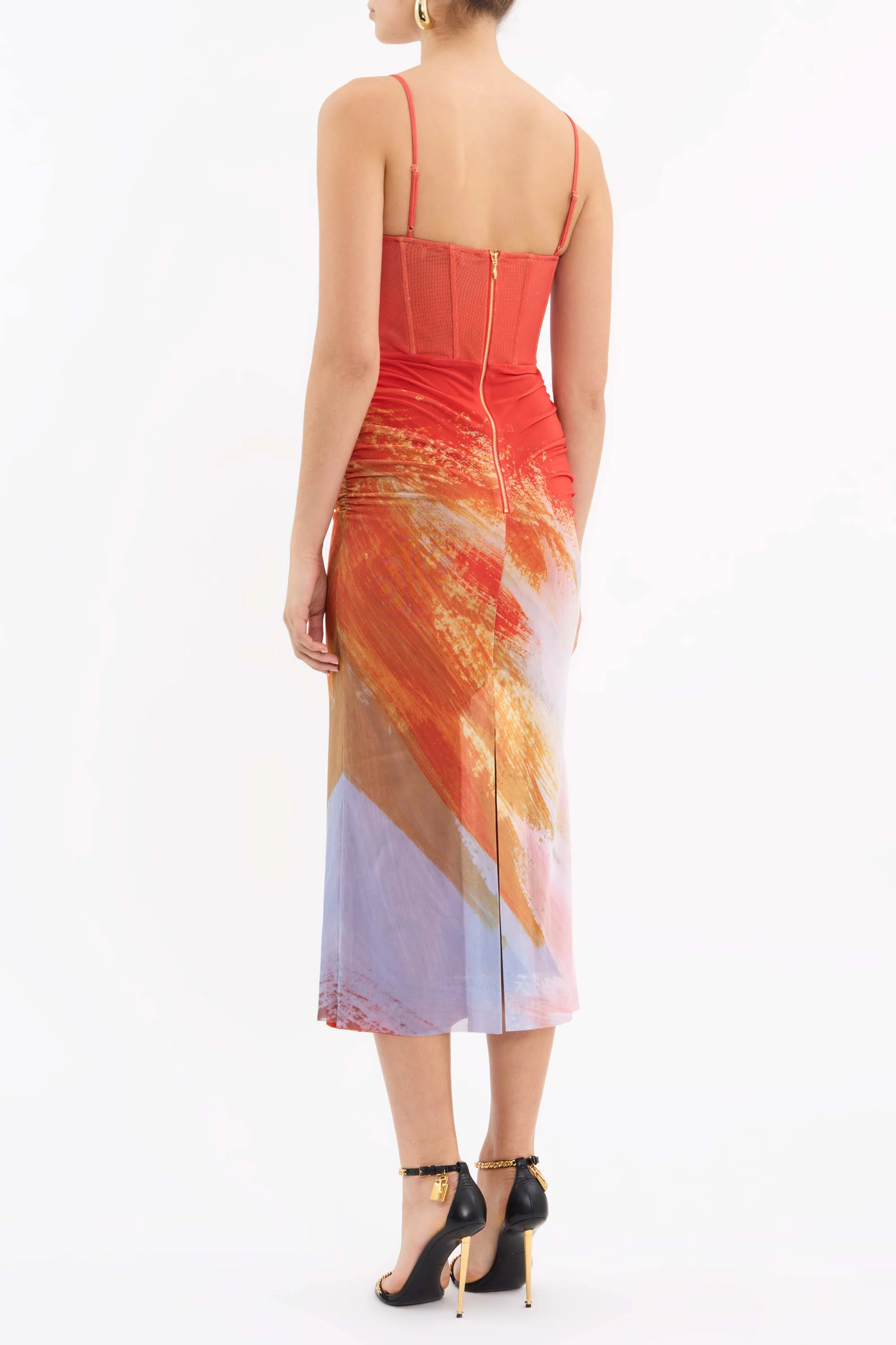 Frida Corset Midi Dress - Image 4