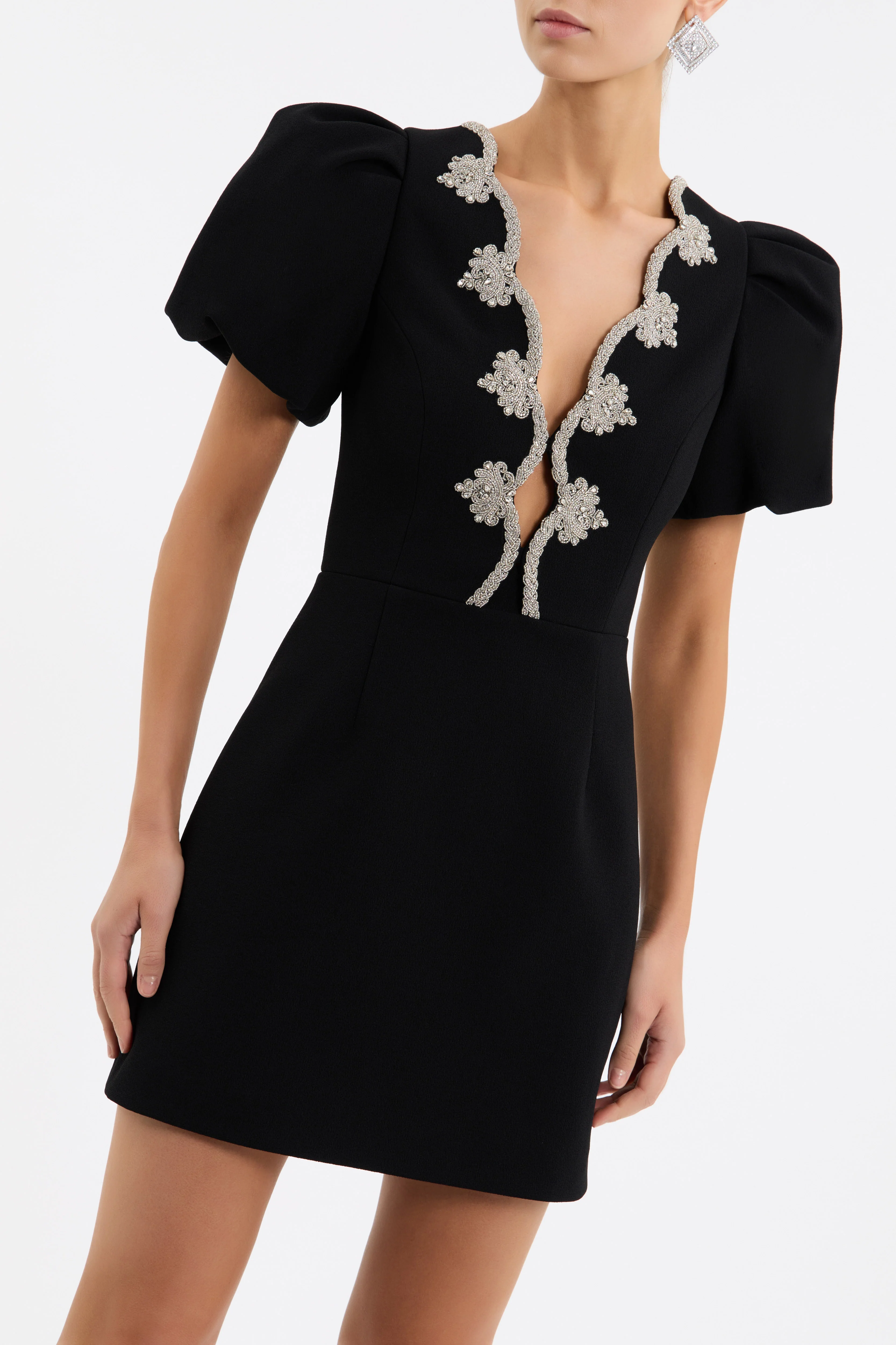 Harlynn Puff Sleeve Mini Dress - Image 5