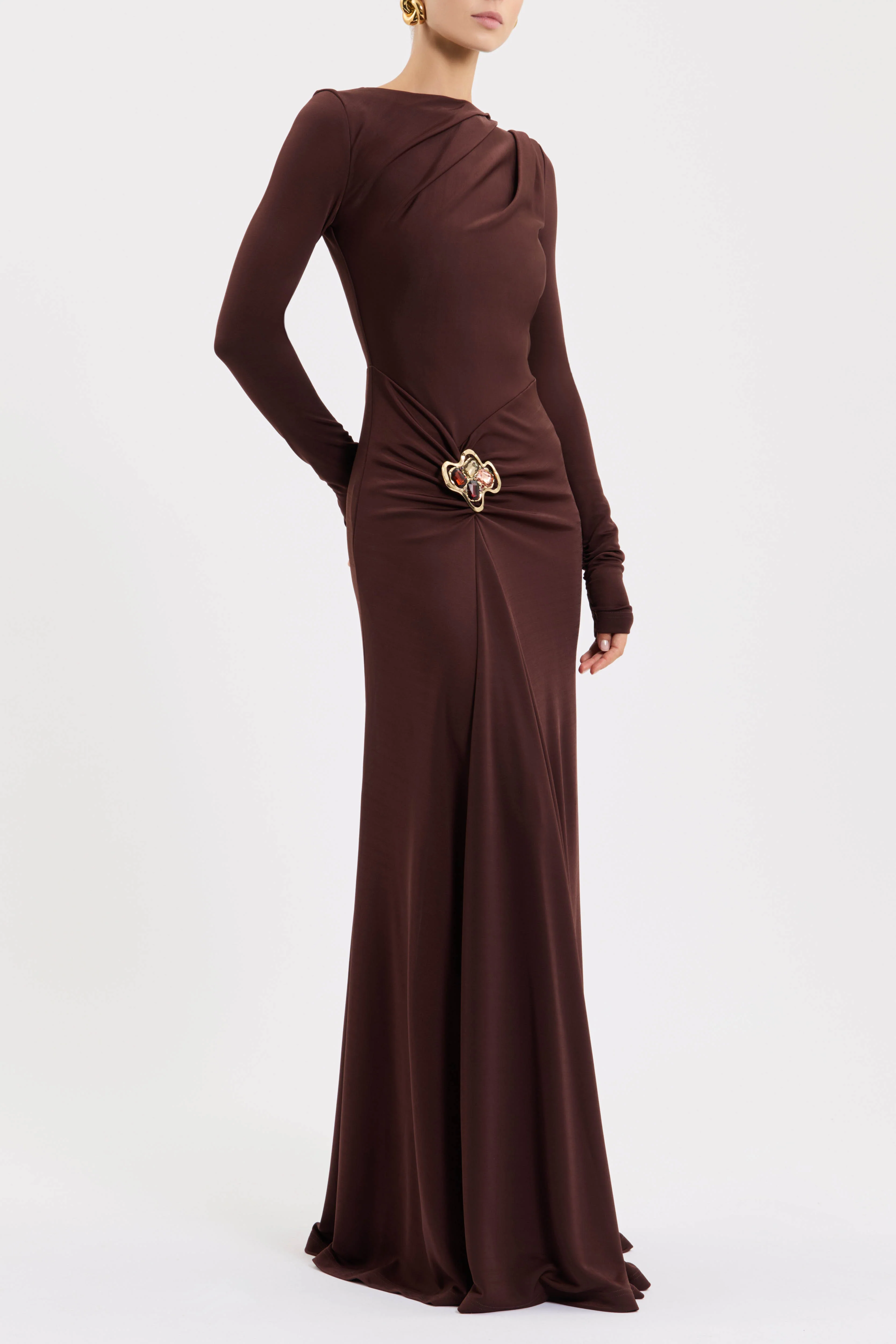 Hazine Long Sleeve Maxi Dress - Image 3