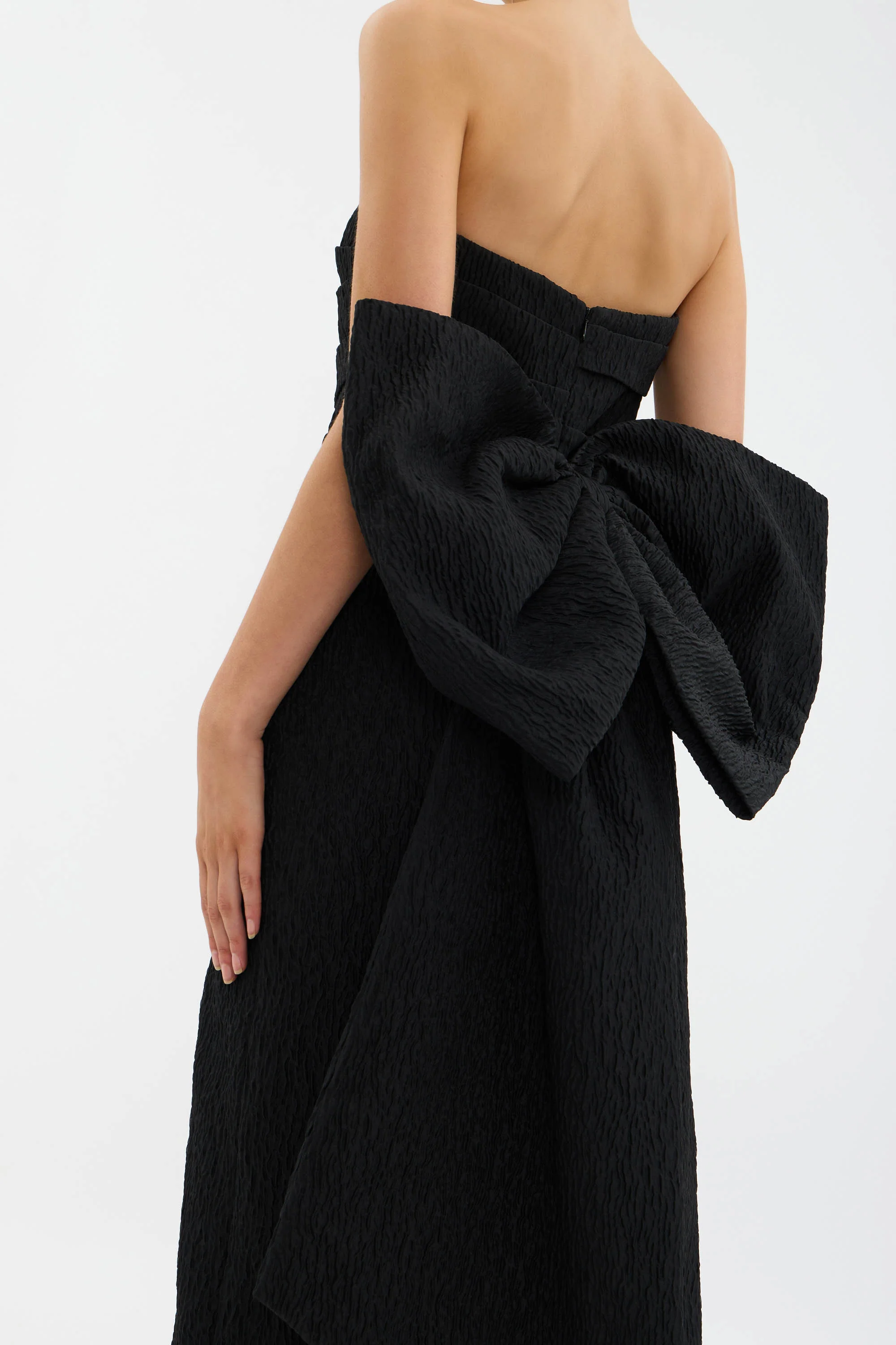 Helene Bow Midi Dress - Image 5