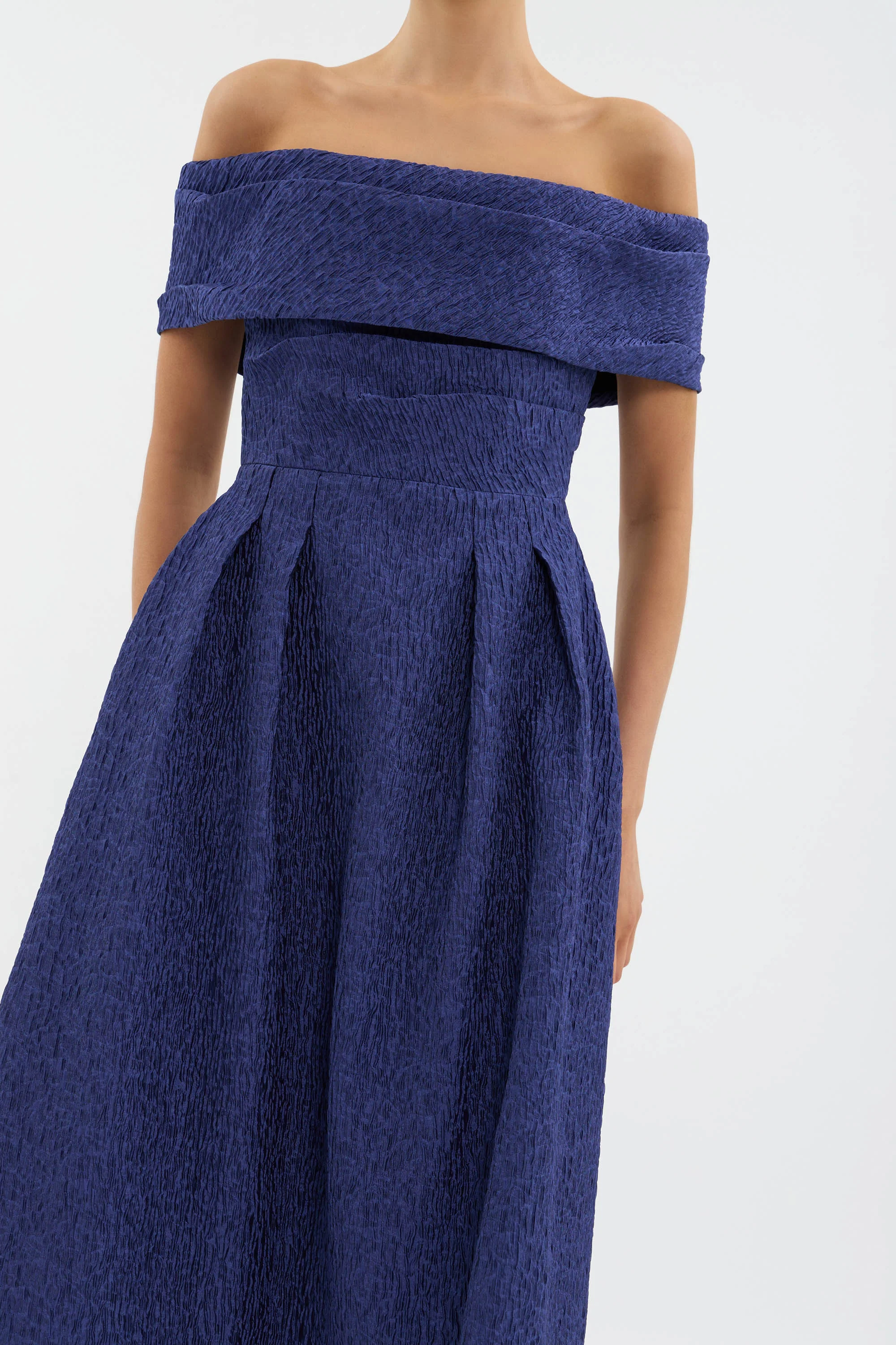 Helene Off Shoulder Midi Dress - Image 5