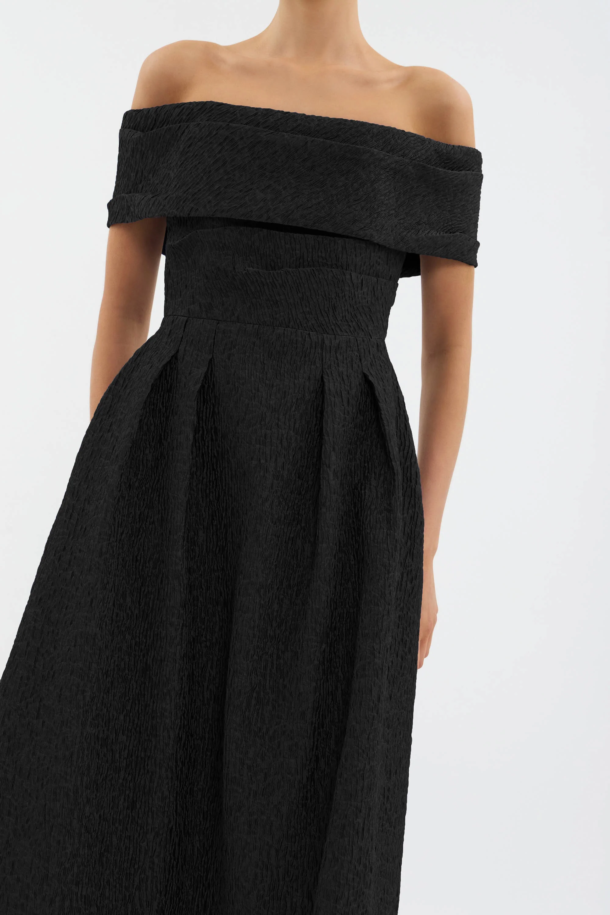 Helene Off Shoulder Midi Dress - Image 5