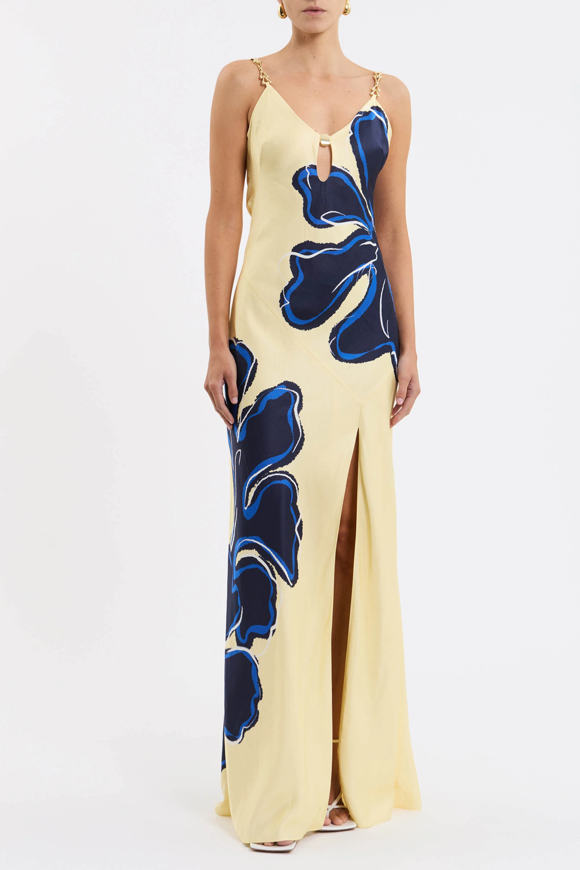 Indigo Bloom Maxi Dress - Image 2