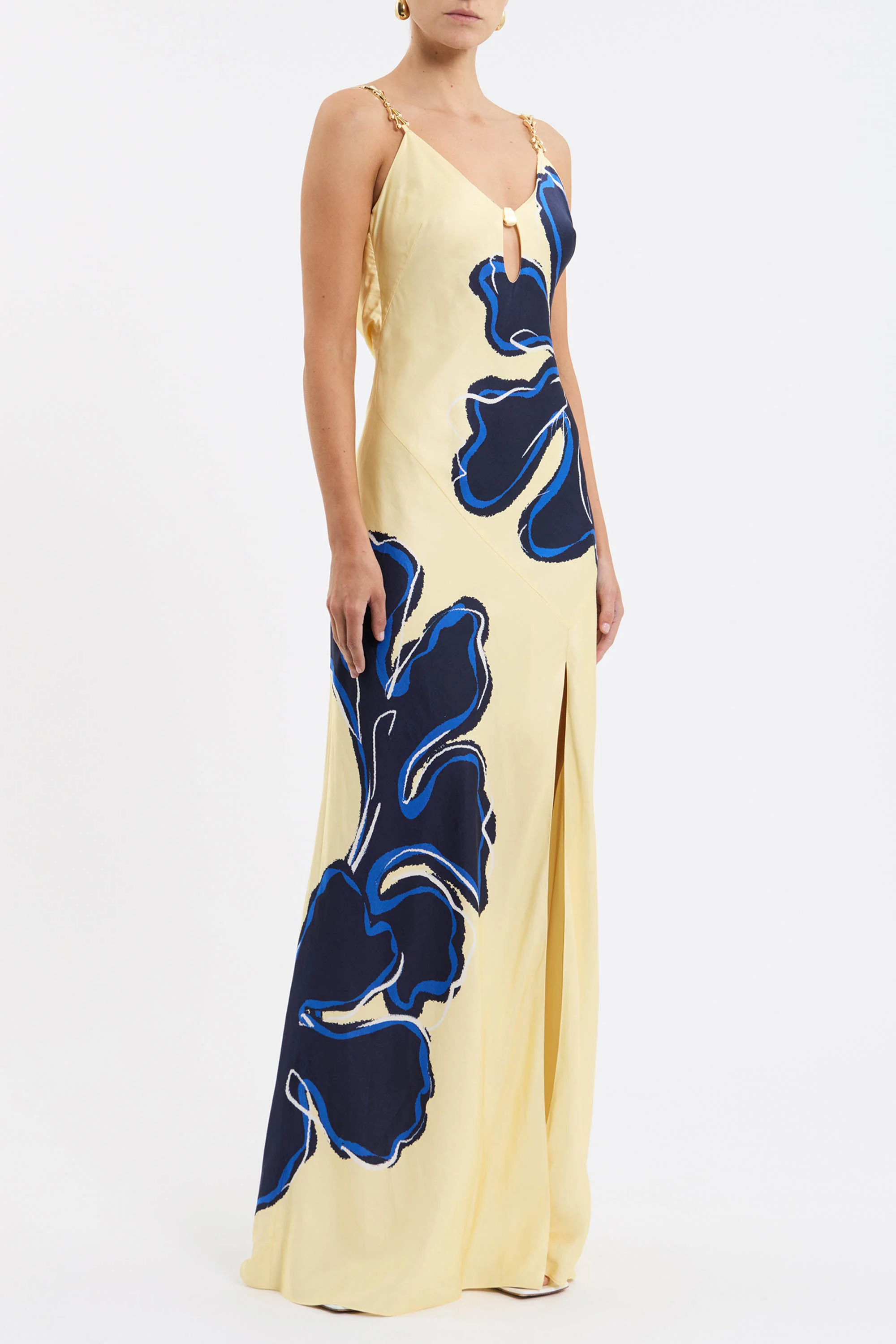 Indigo Bloom Maxi Dress - Image 3