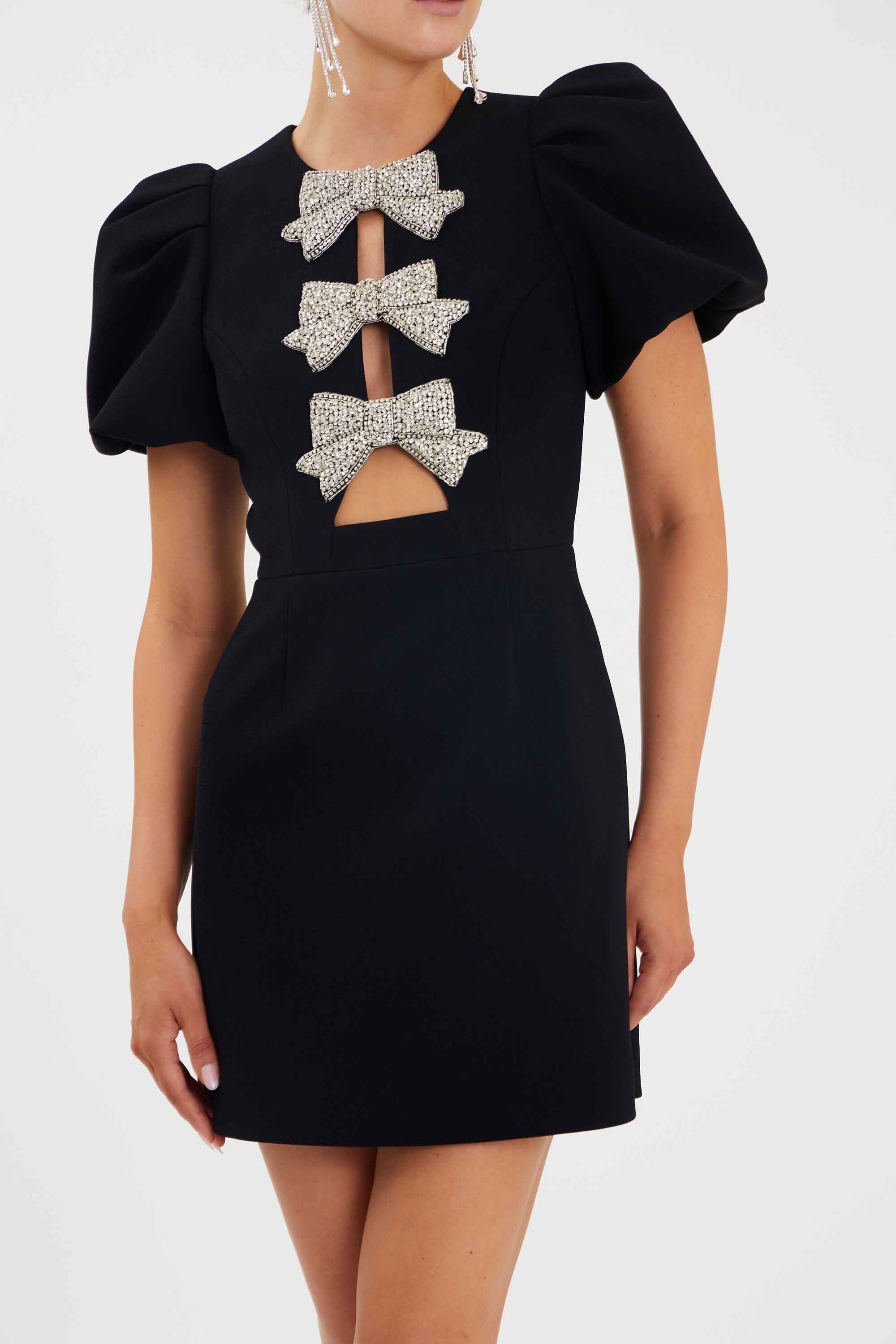 Juliana Puff Sleeve Mini Dress - Image 5