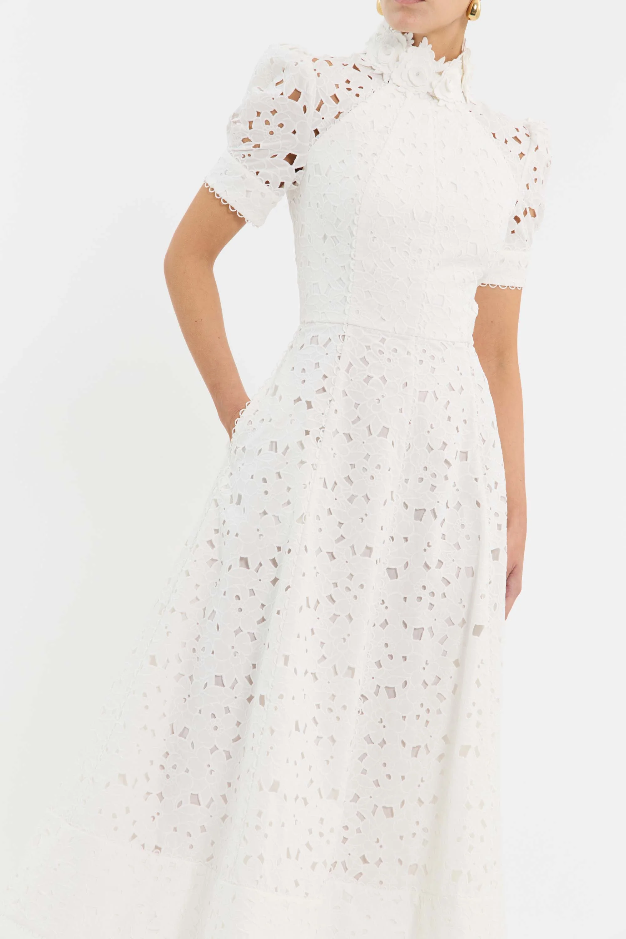 Kitsu Short Sleeve Midi Dress - Image 5