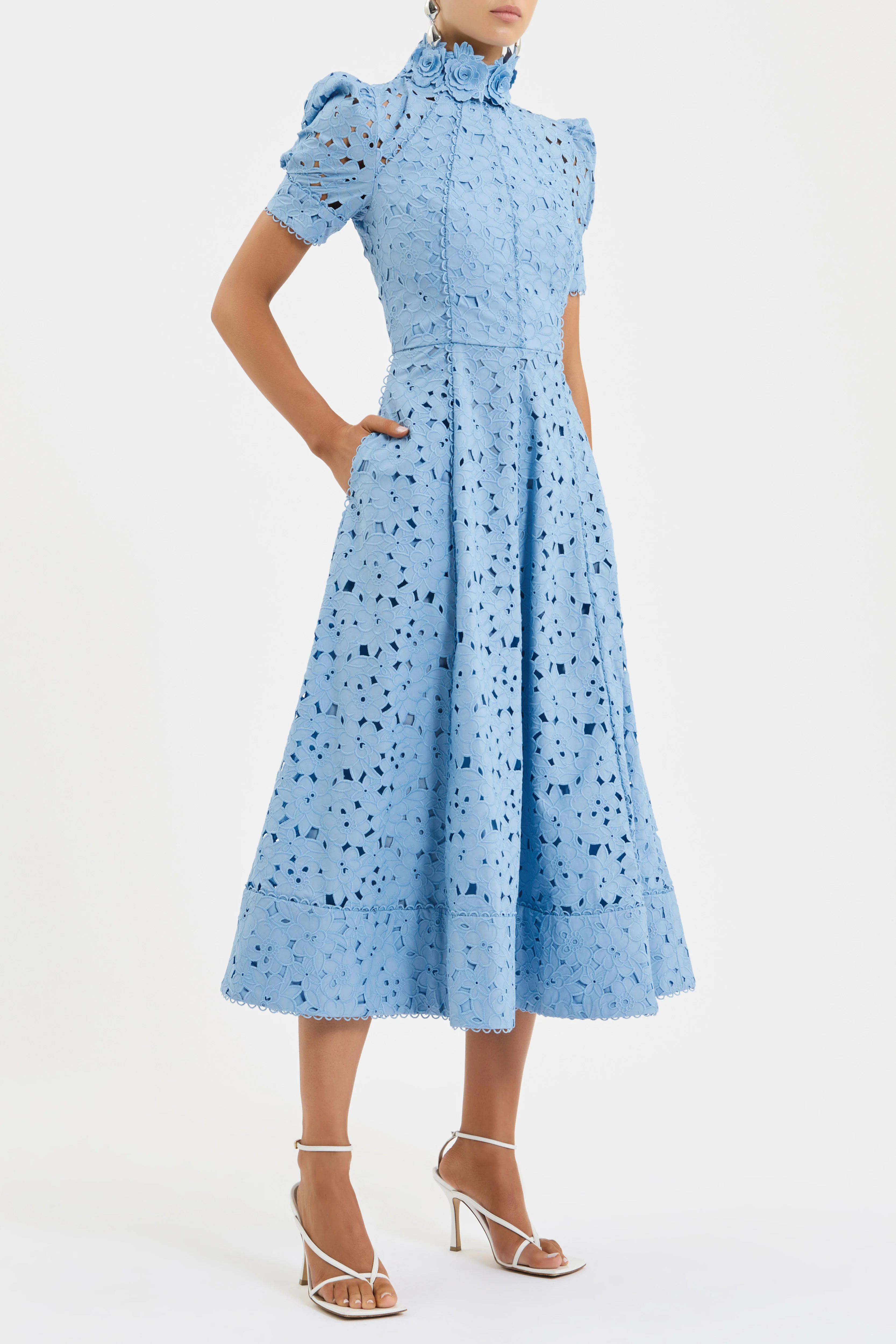 Kitsu Short Sleeve Midi Dress - Image 3