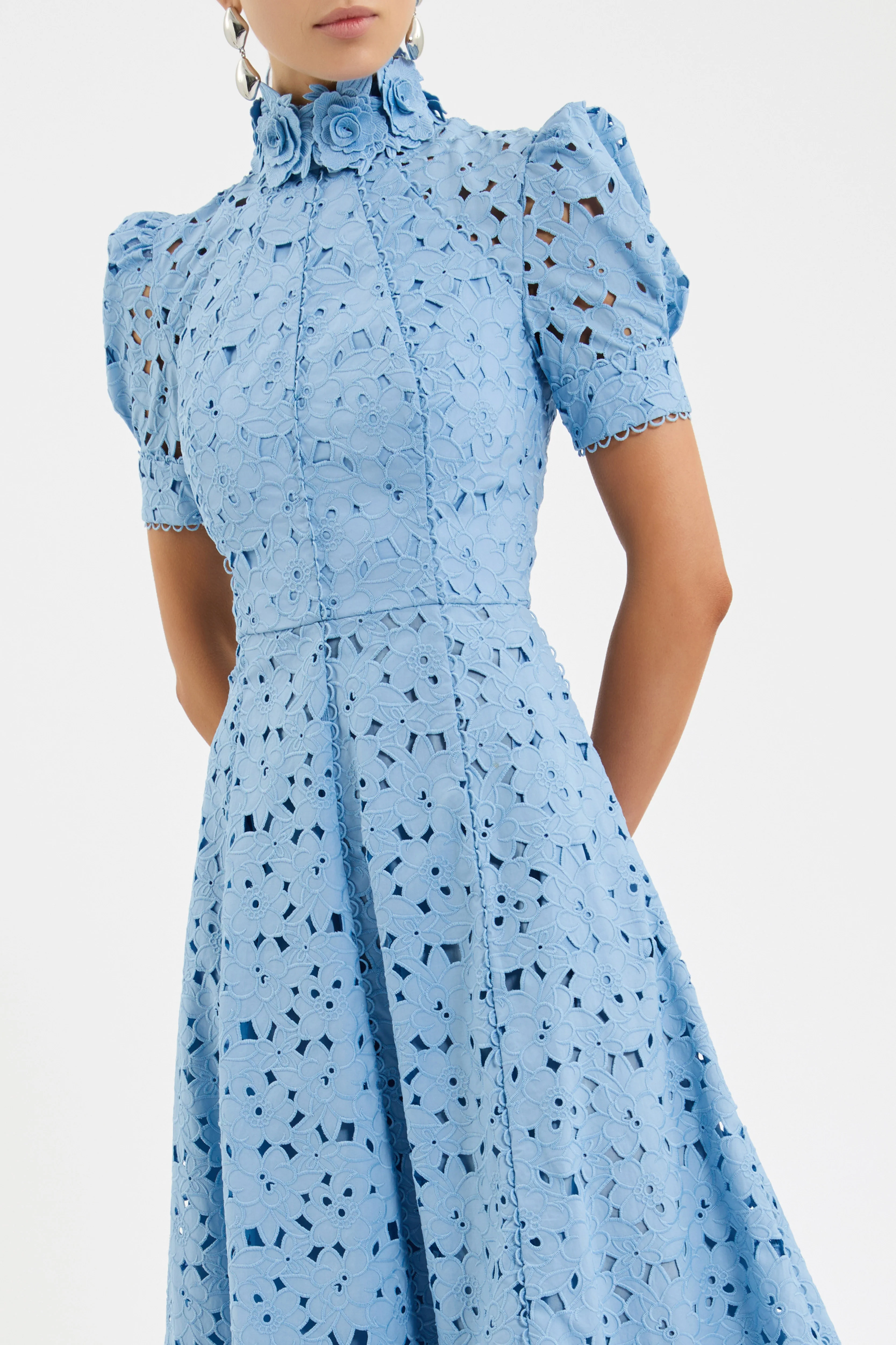 Kitsu Short Sleeve Midi Dress - Image 5
