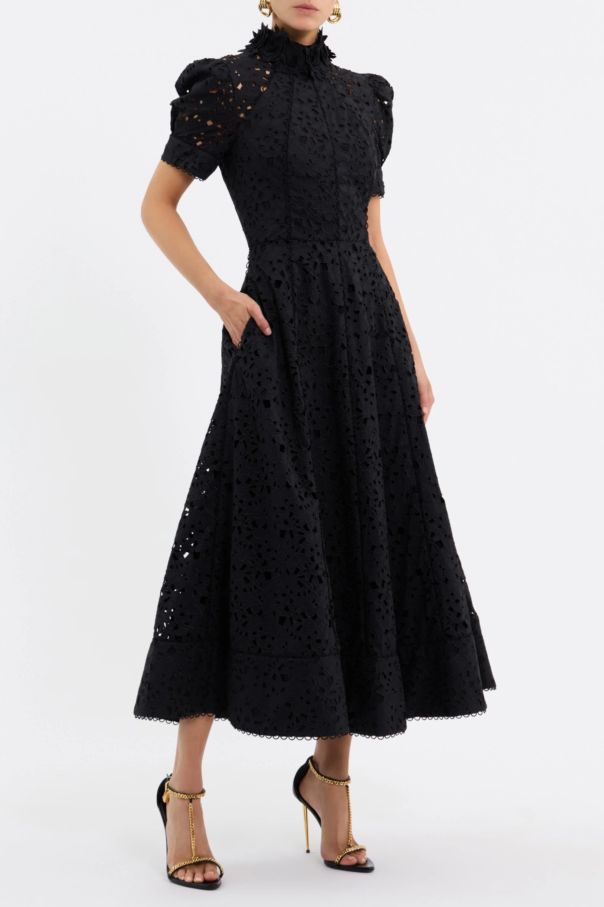 Kitsu Short Sleeve Midi Dress - Image 3