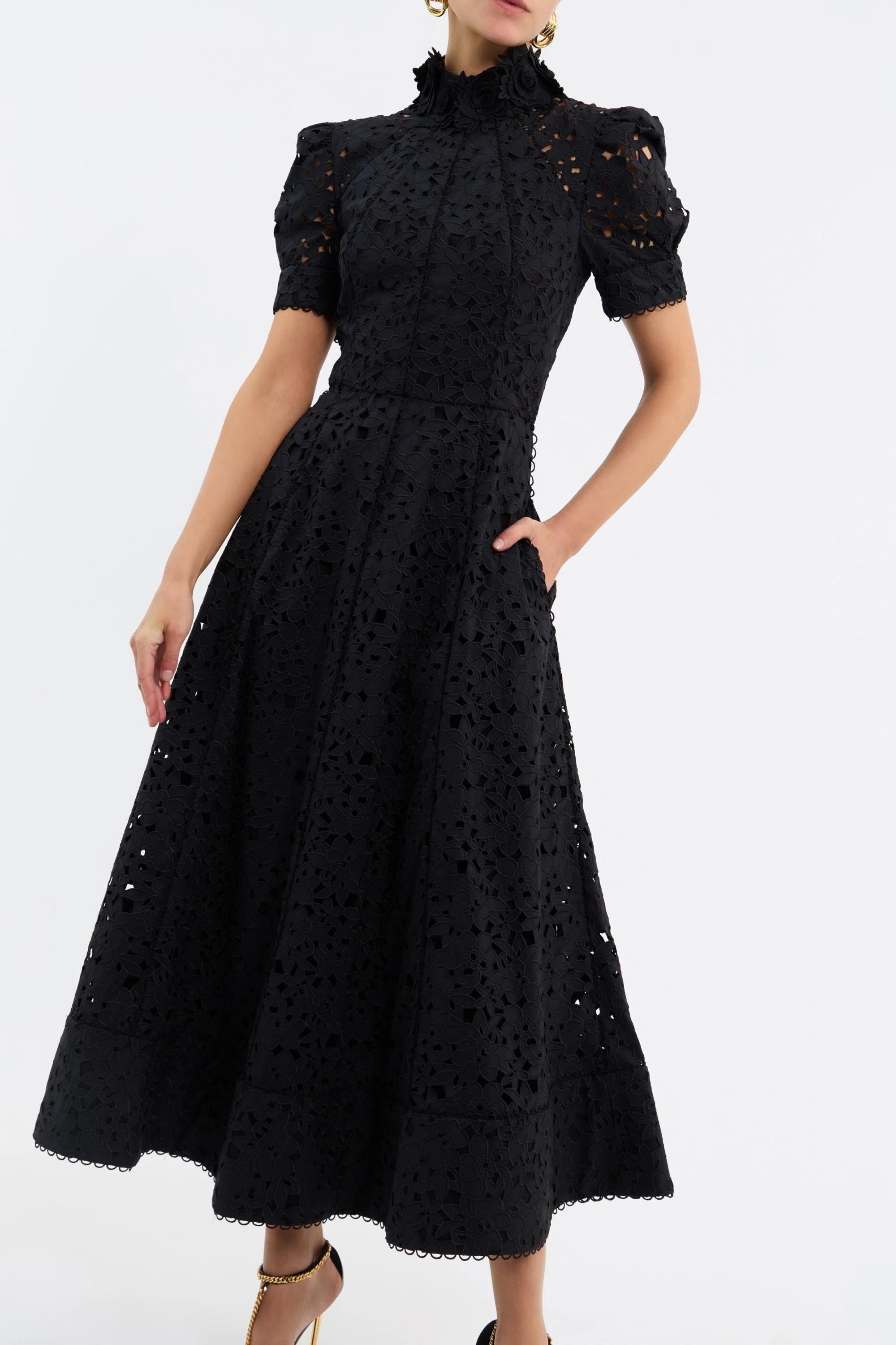 Kitsu Short Sleeve Midi Dress - Image 5