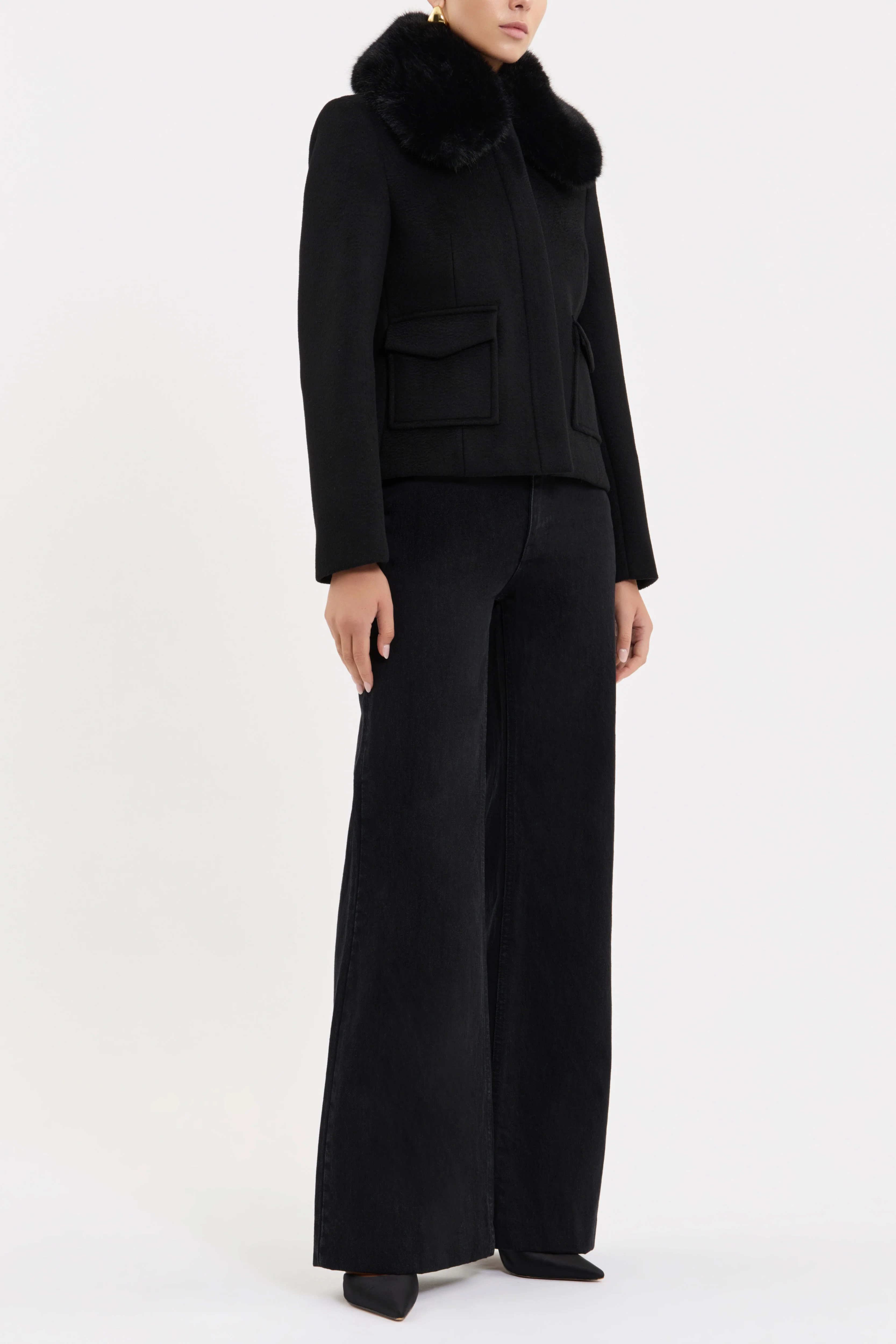 Leander Cropped Coat - Image 3