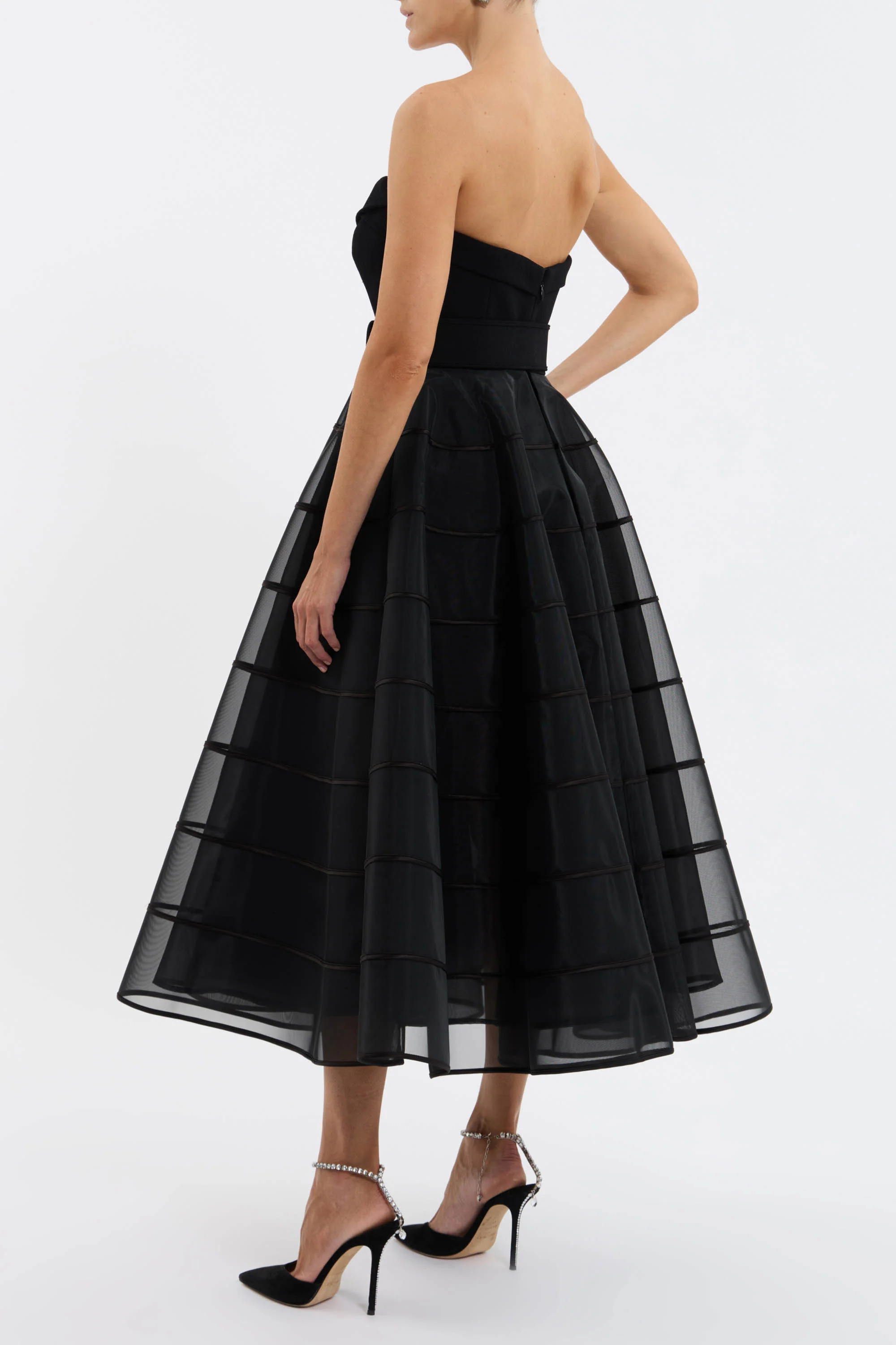 Marcella Strapless Midi Dress - Image 4