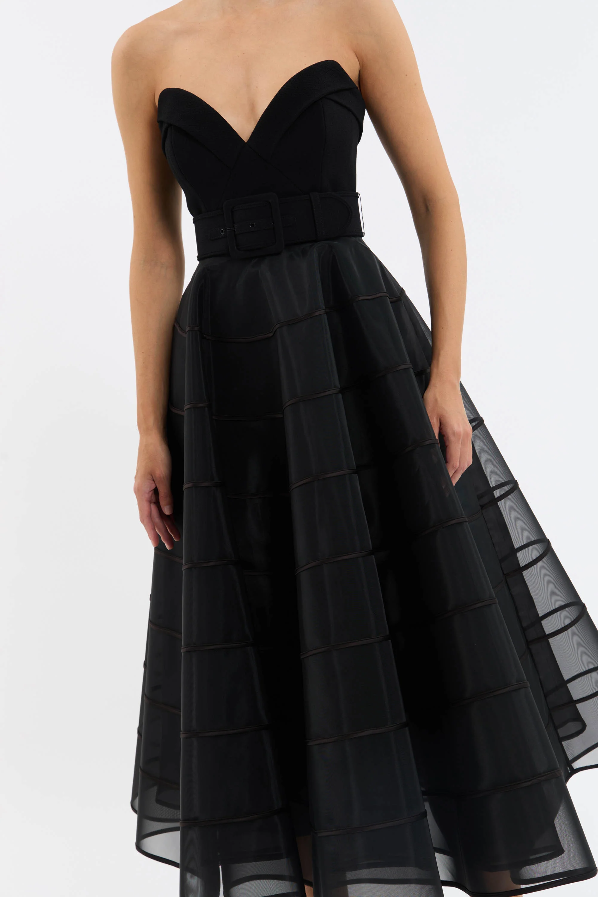 Marcella Strapless Midi Dress - Image 5