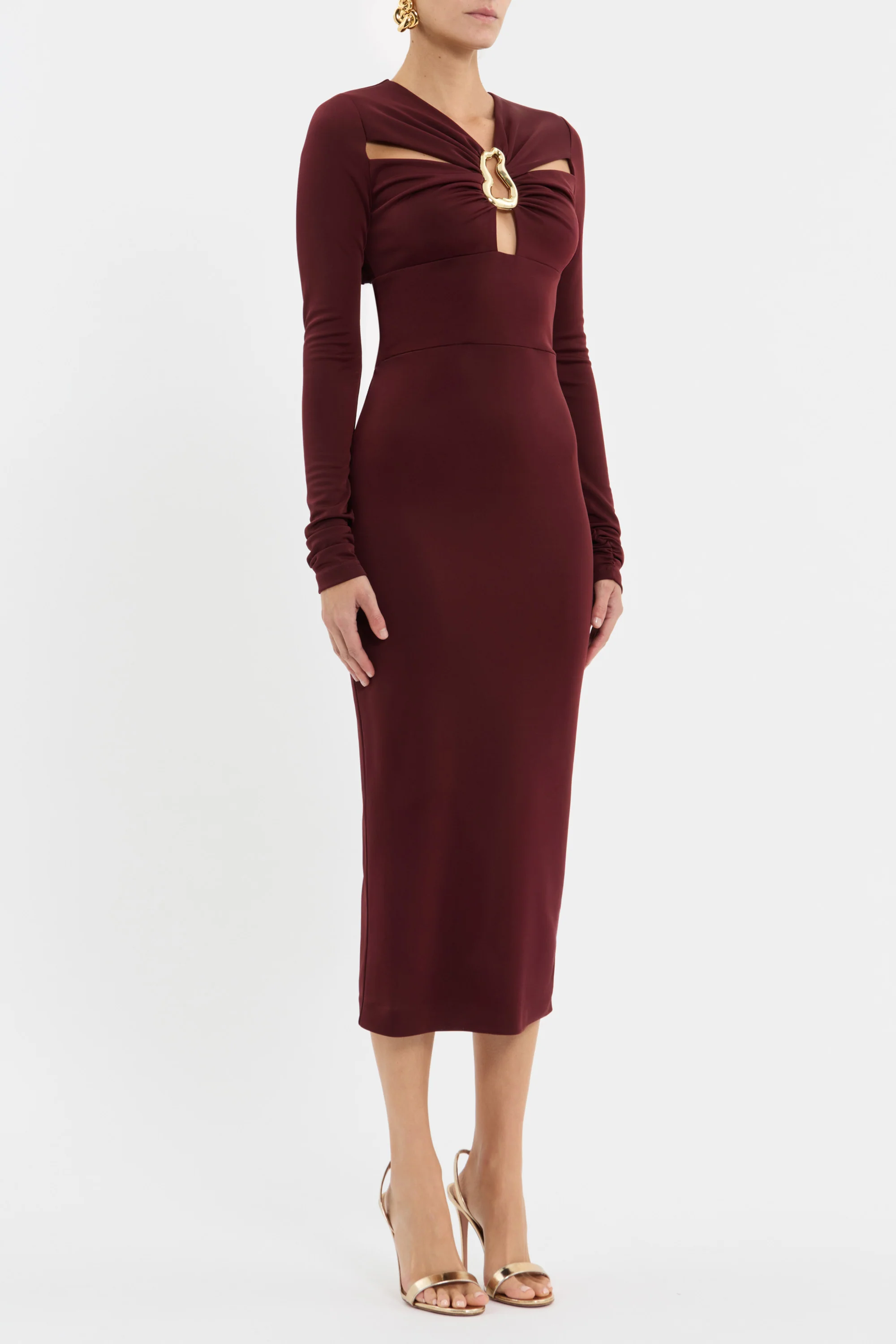 Mischa Long Sleeve Midi Dress - Image 3