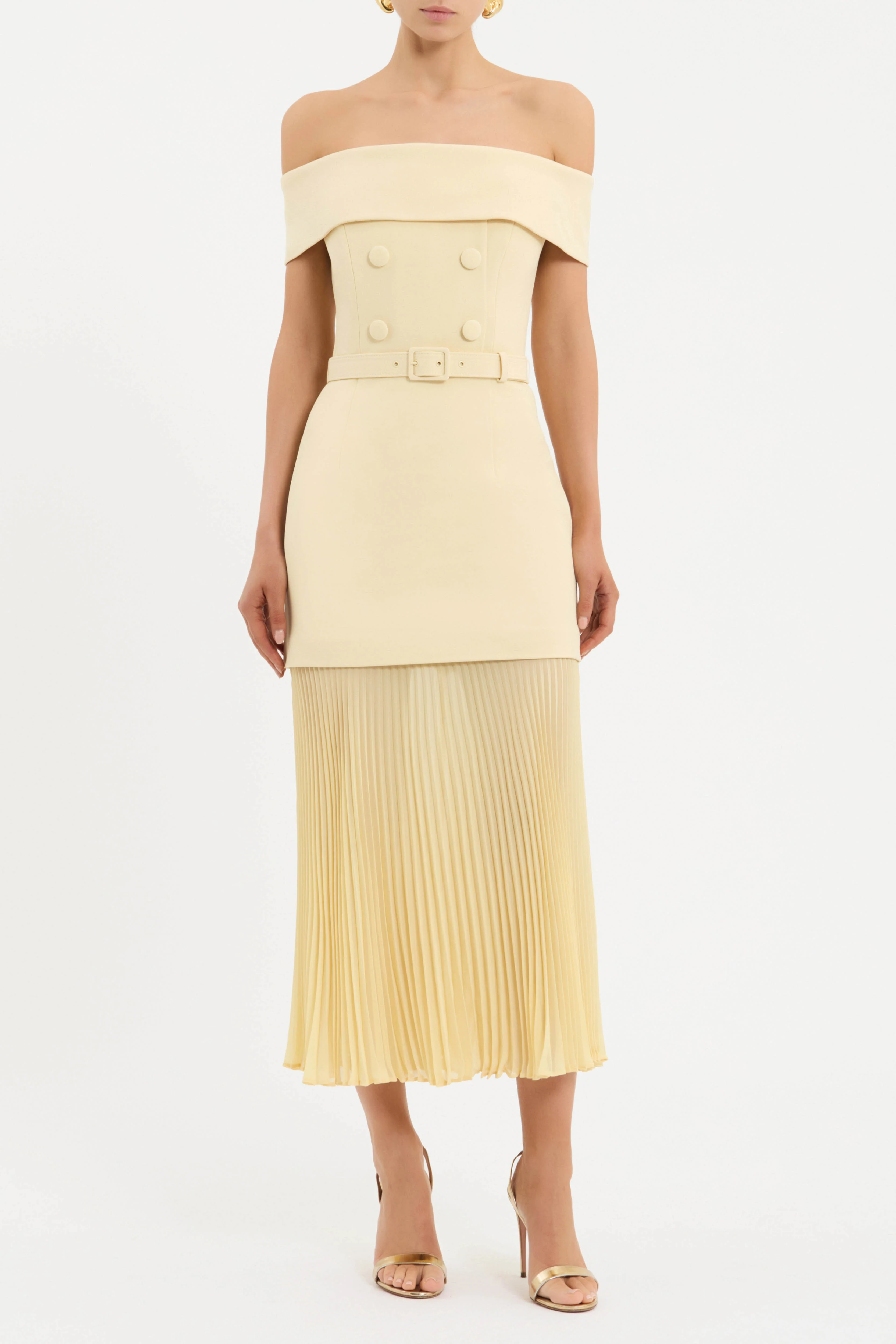 Muriel Off The Shoulder Midi Dress - Image 2