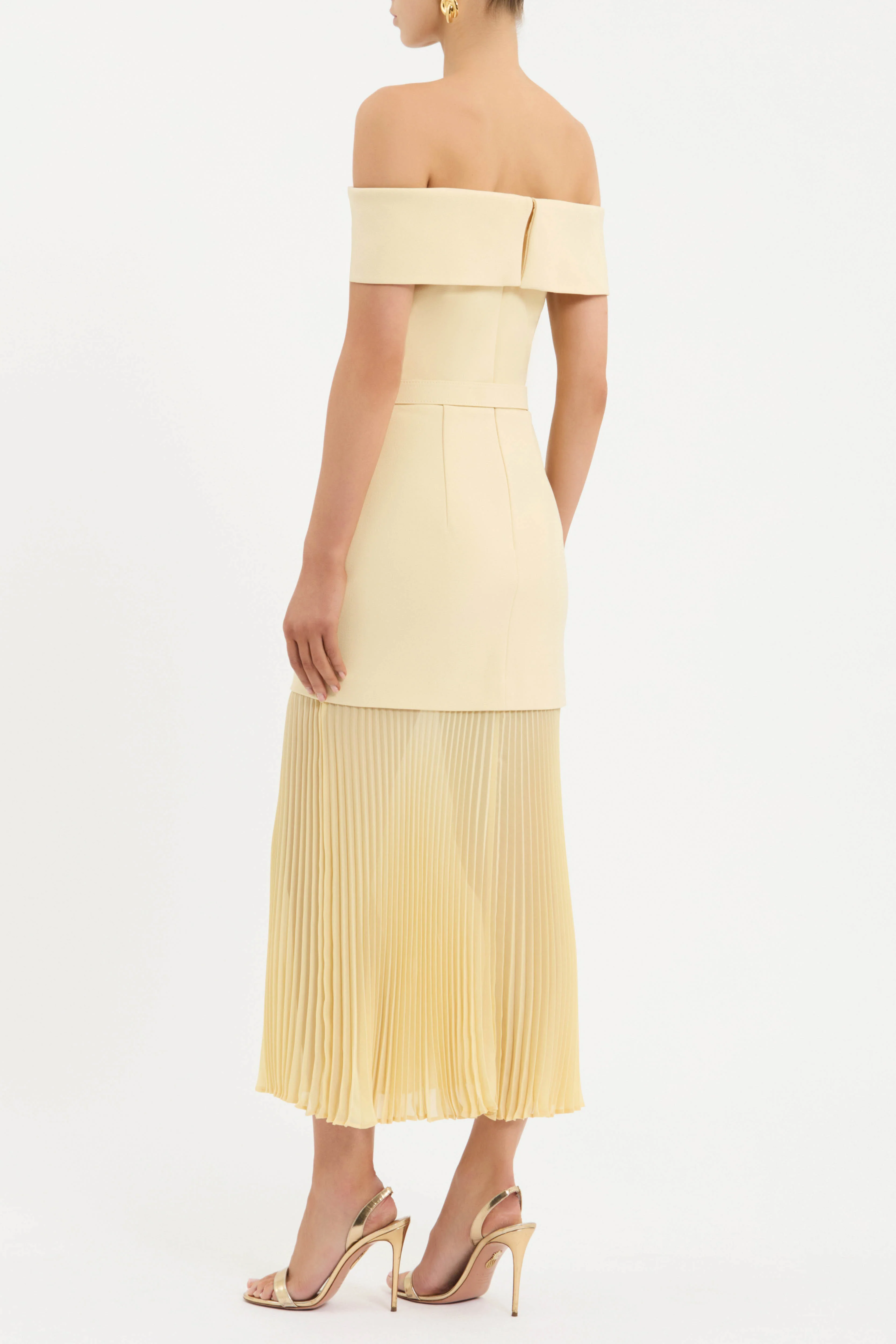 Muriel Off The Shoulder Midi Dress - Image 4
