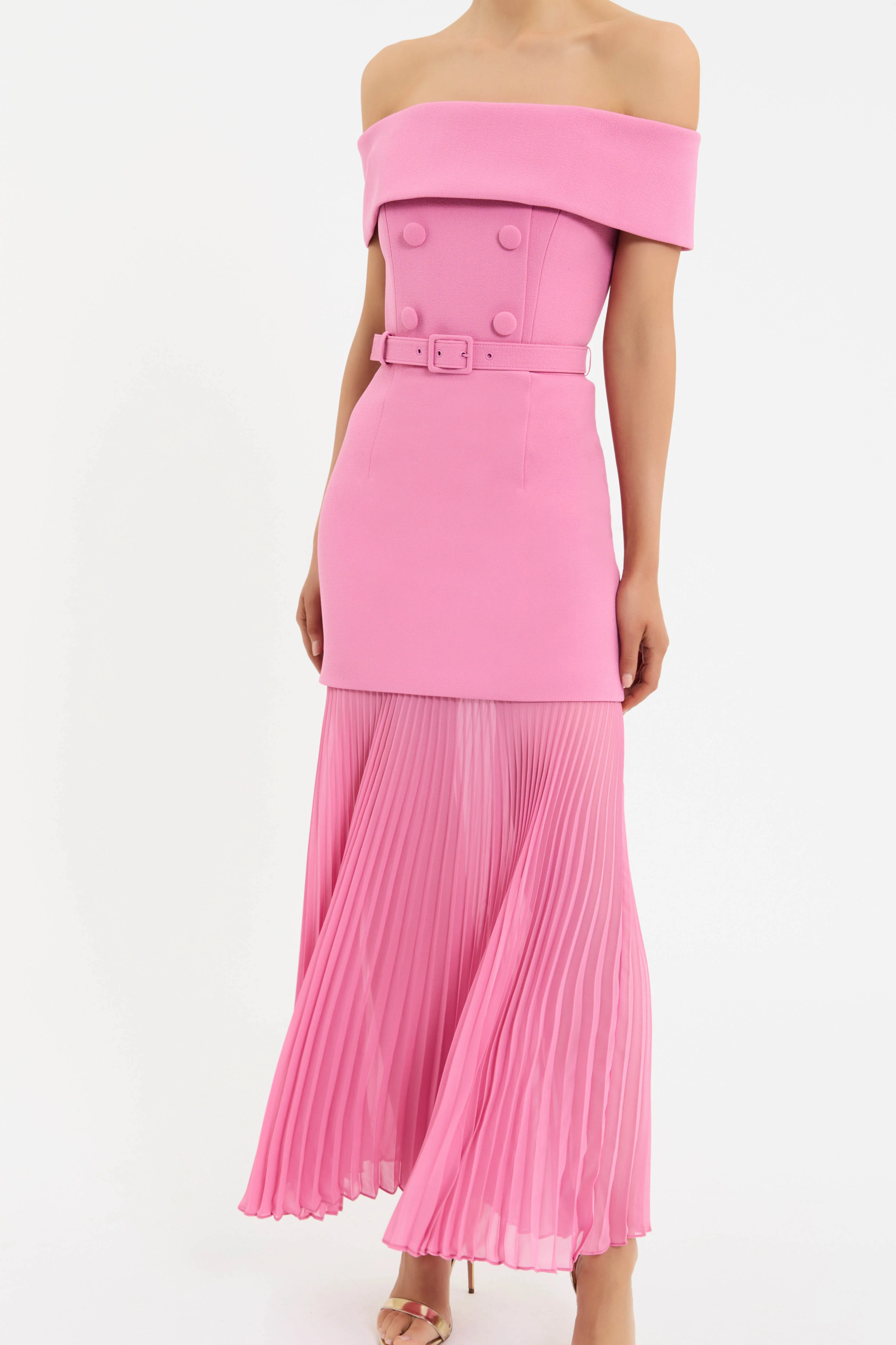 Muriel Off The Shoulder Midi Dress - Image 5