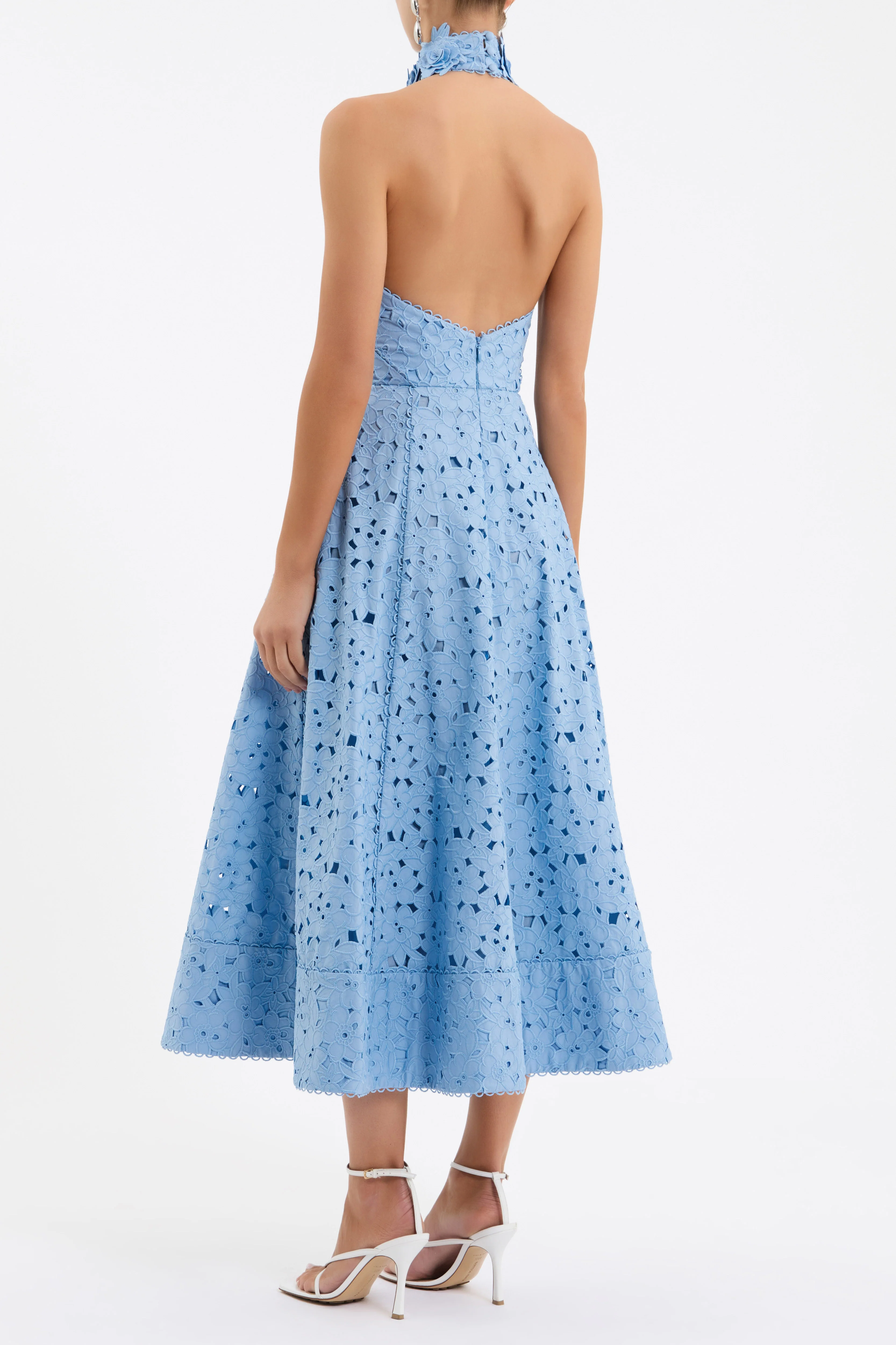 Nuvola Halter Midi Dress - Image 4