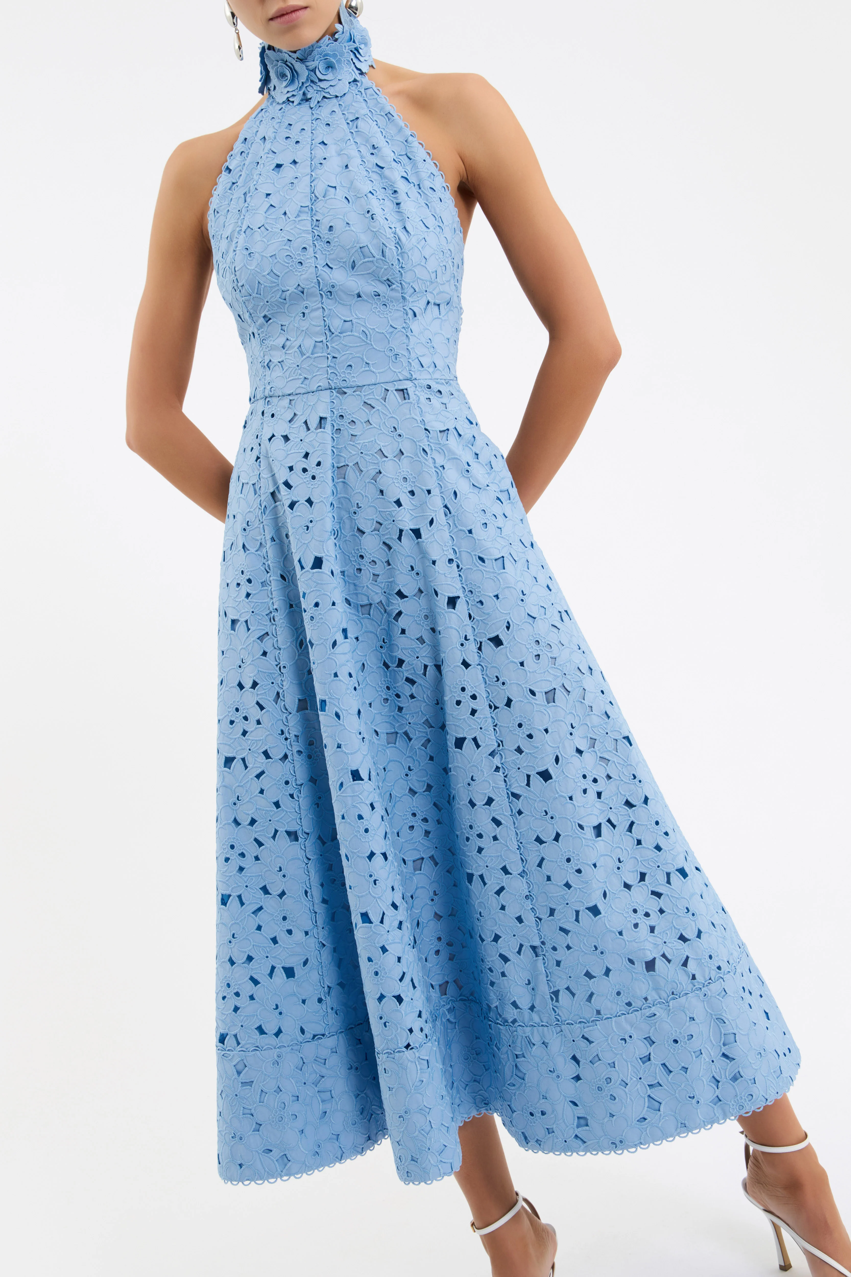 Nuvola Halter Midi Dress - Image 5