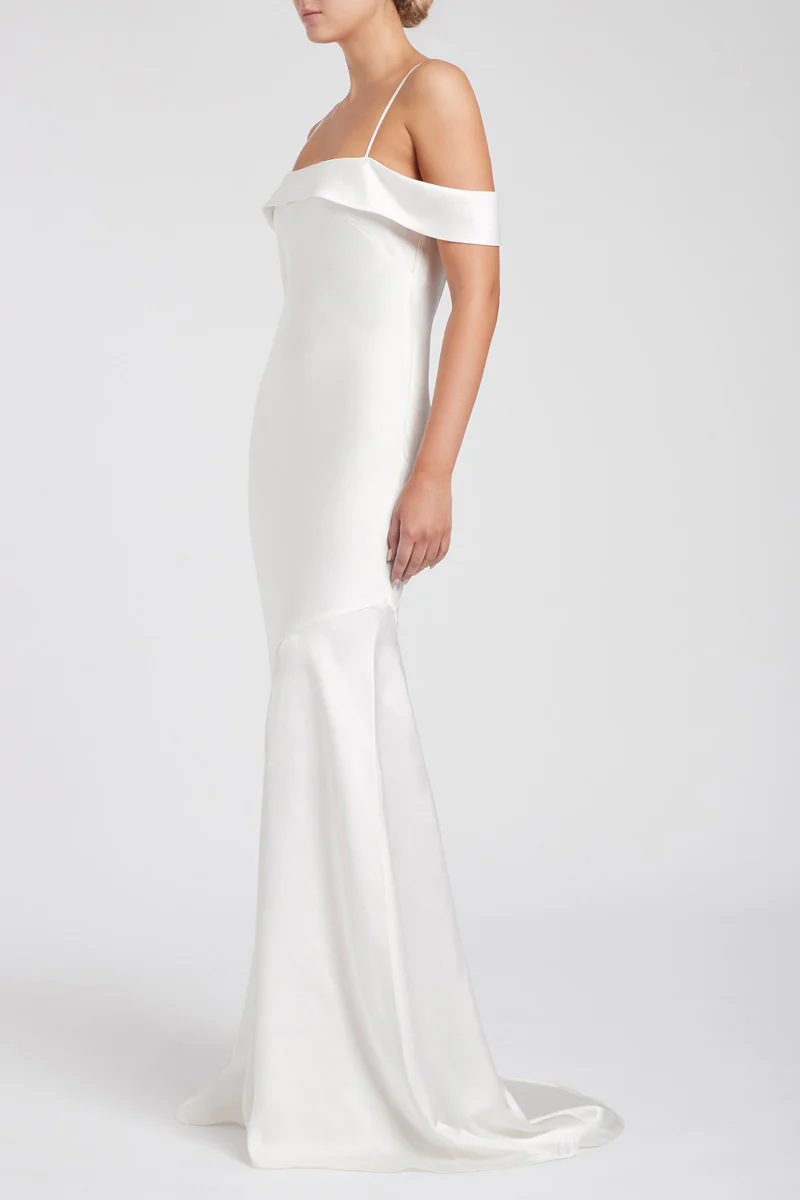 Olivia Slip Gown Ivory - Image 4