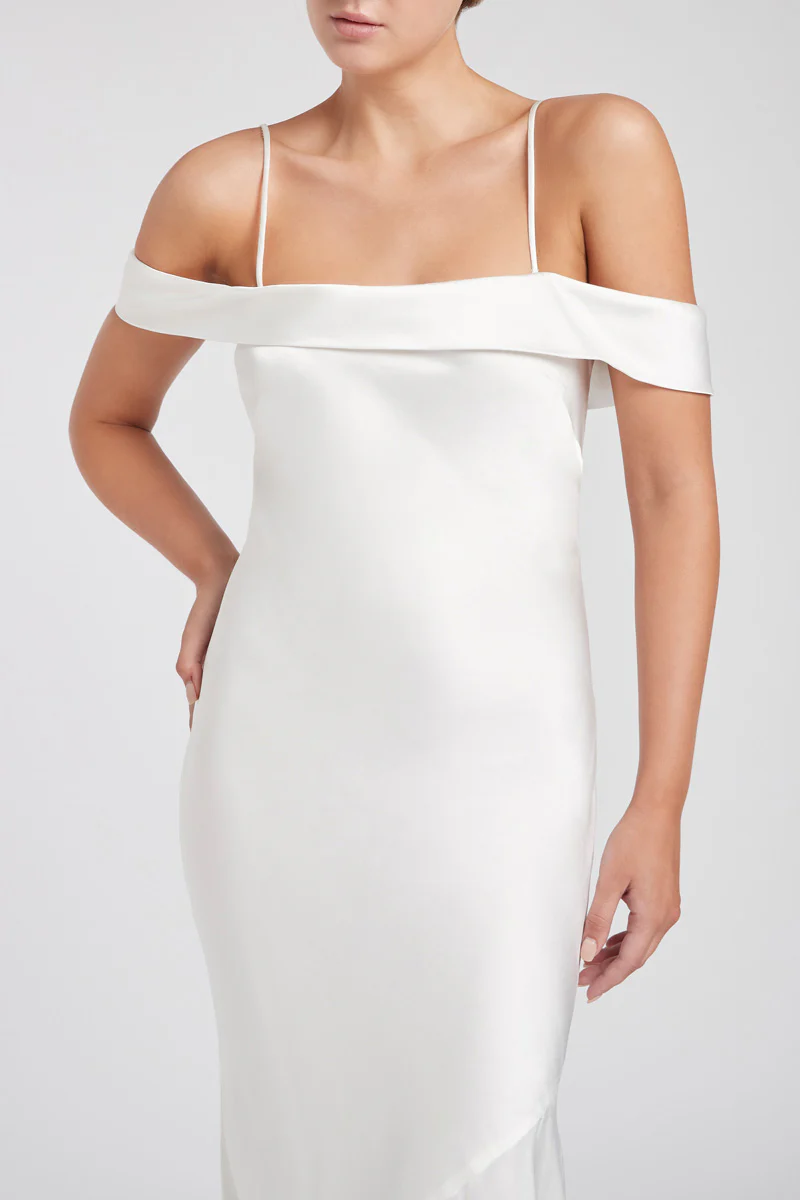 Olivia Slip Gown Ivory - Image 6