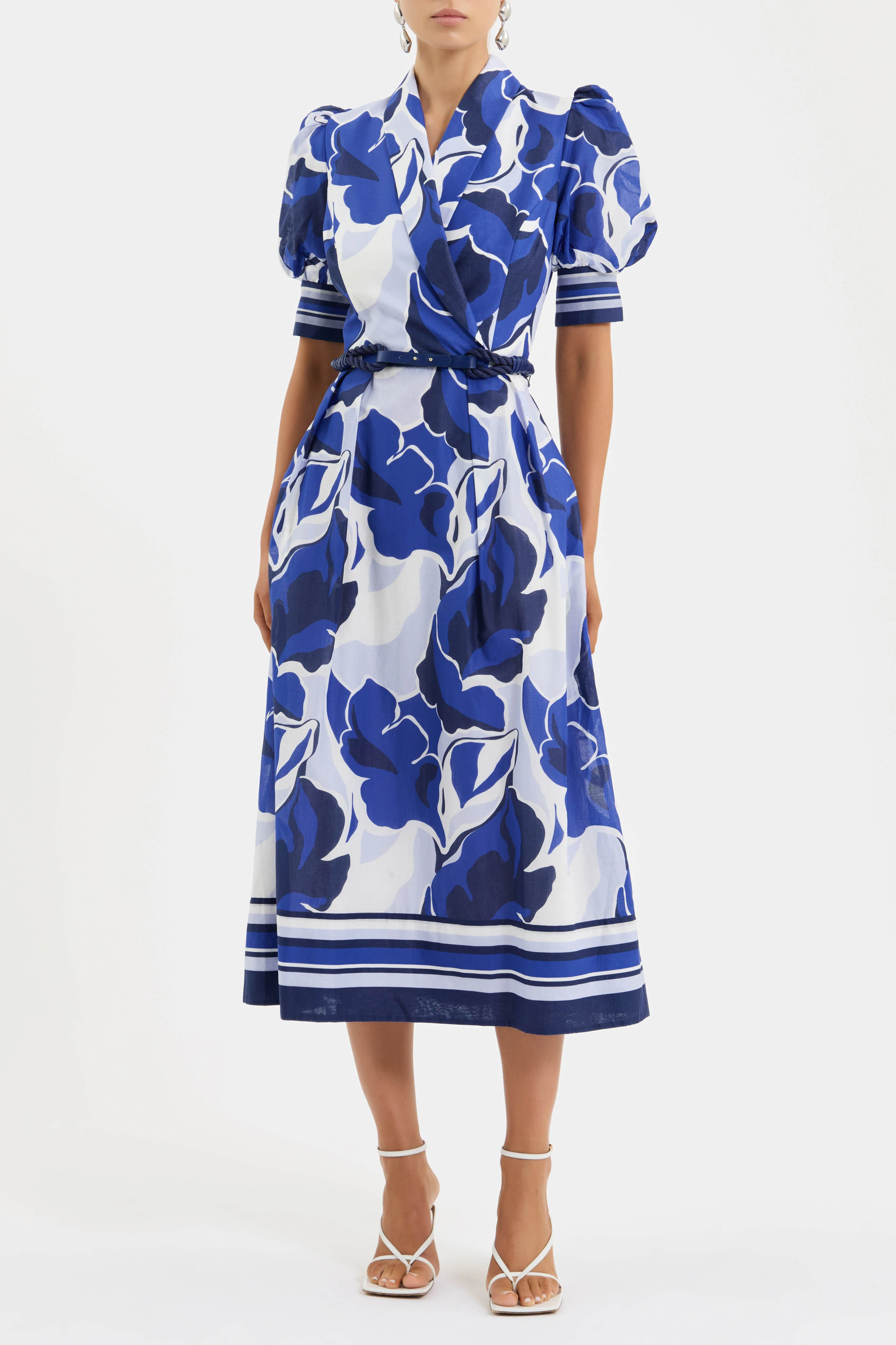 Paros Short Sleeve Midi Dress - Image 2