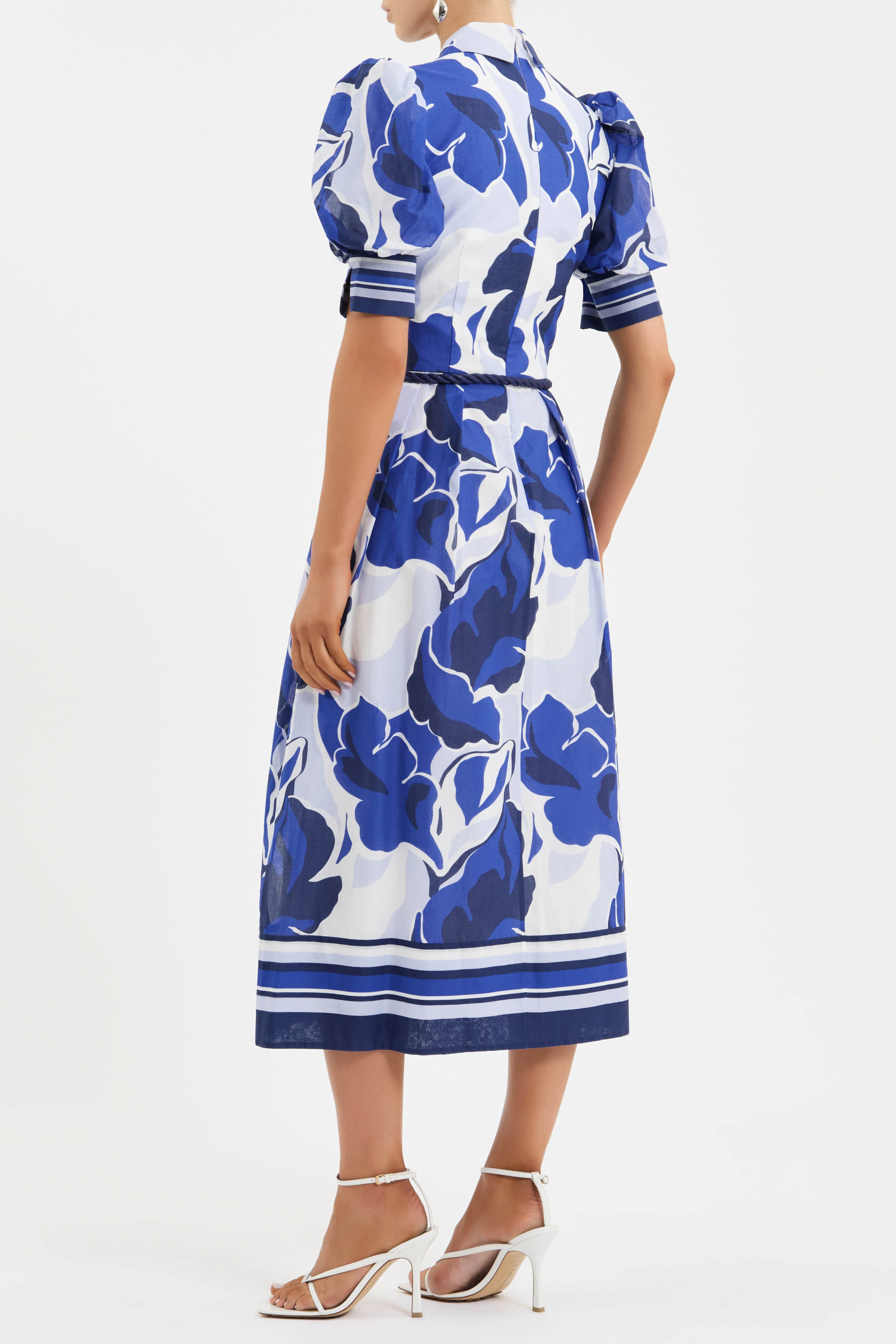 Paros Short Sleeve Midi Dress - Image 4