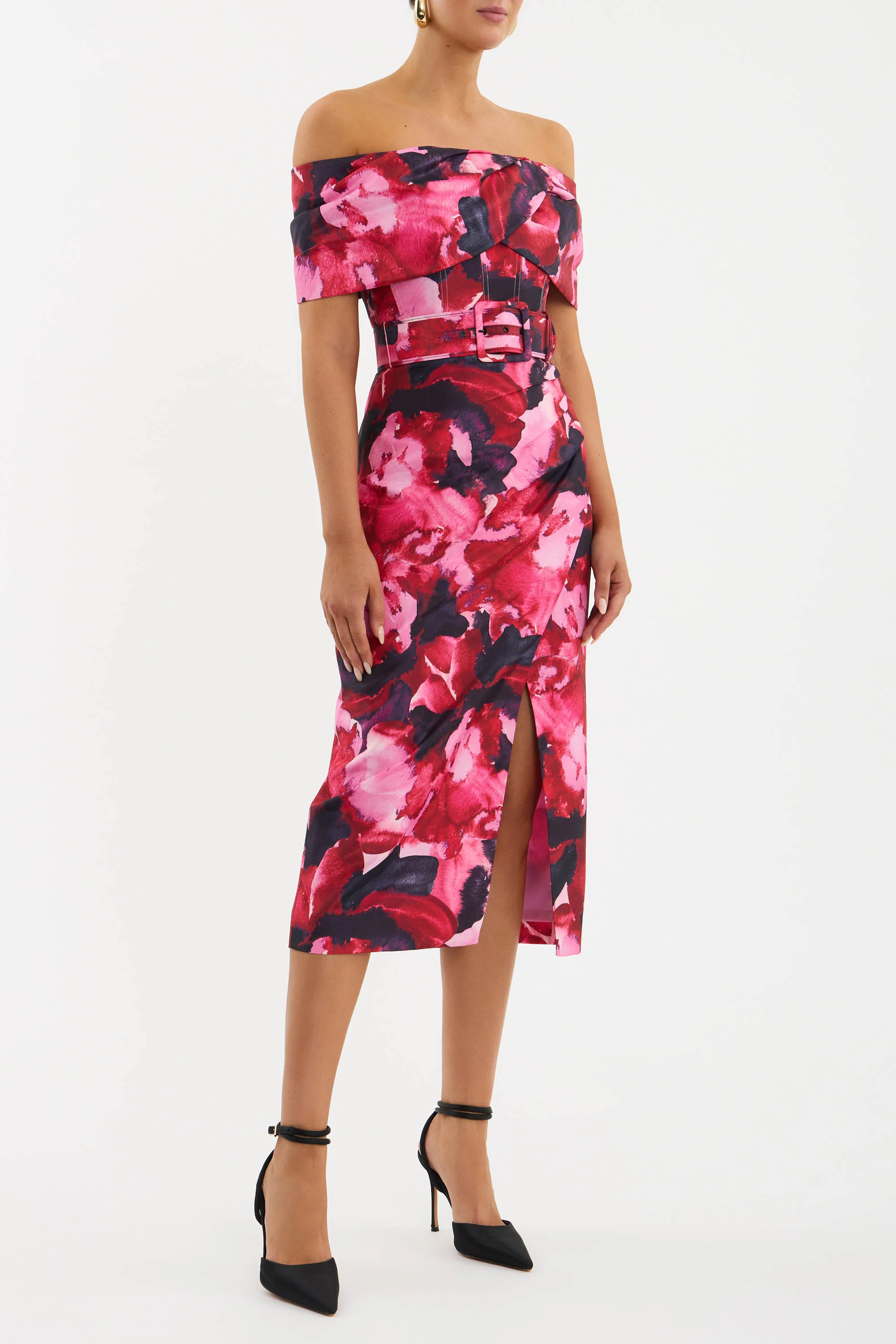 Petunia Off The Shoulder Midi Dress - Image 3