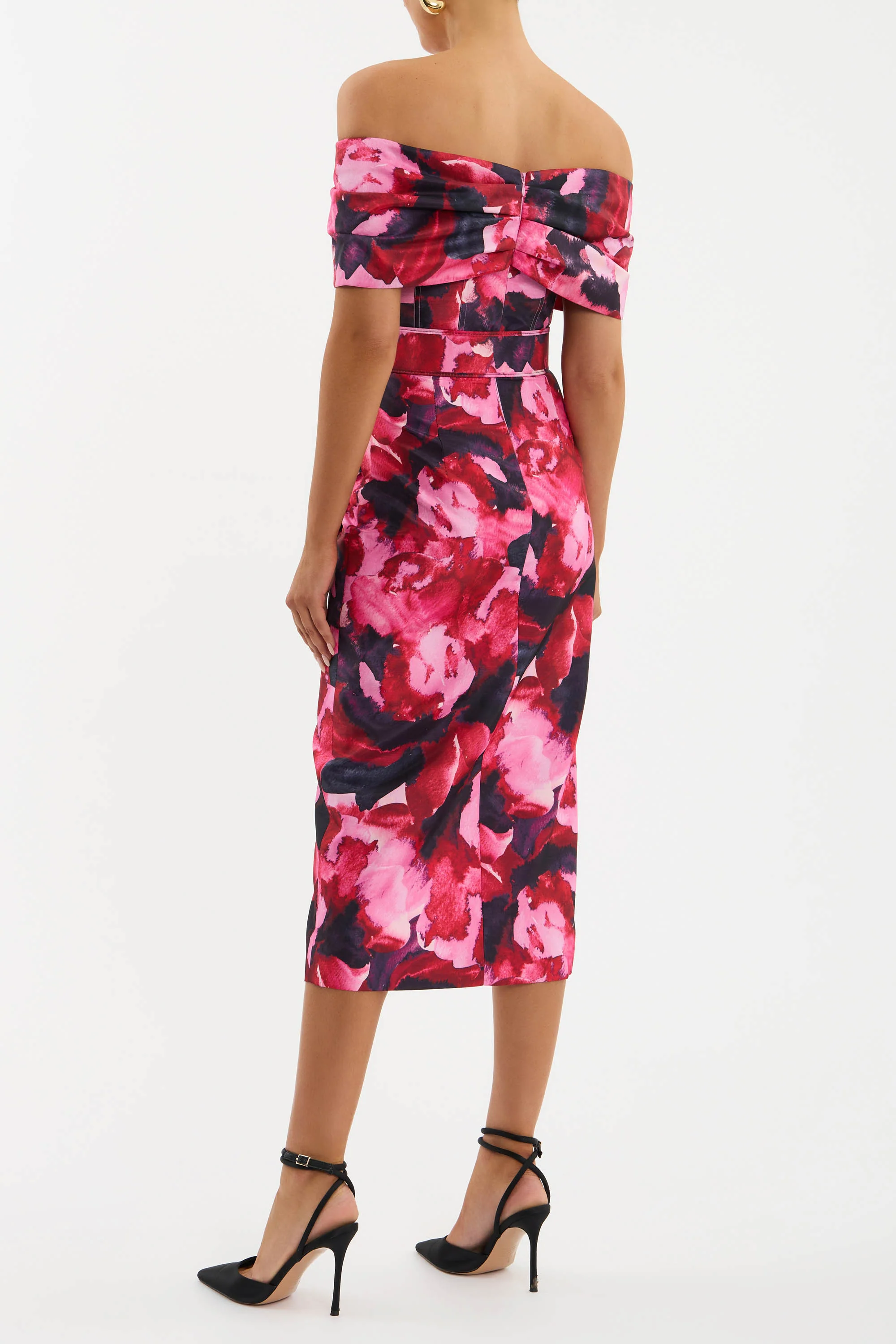 Petunia Off The Shoulder Midi Dress - Image 4