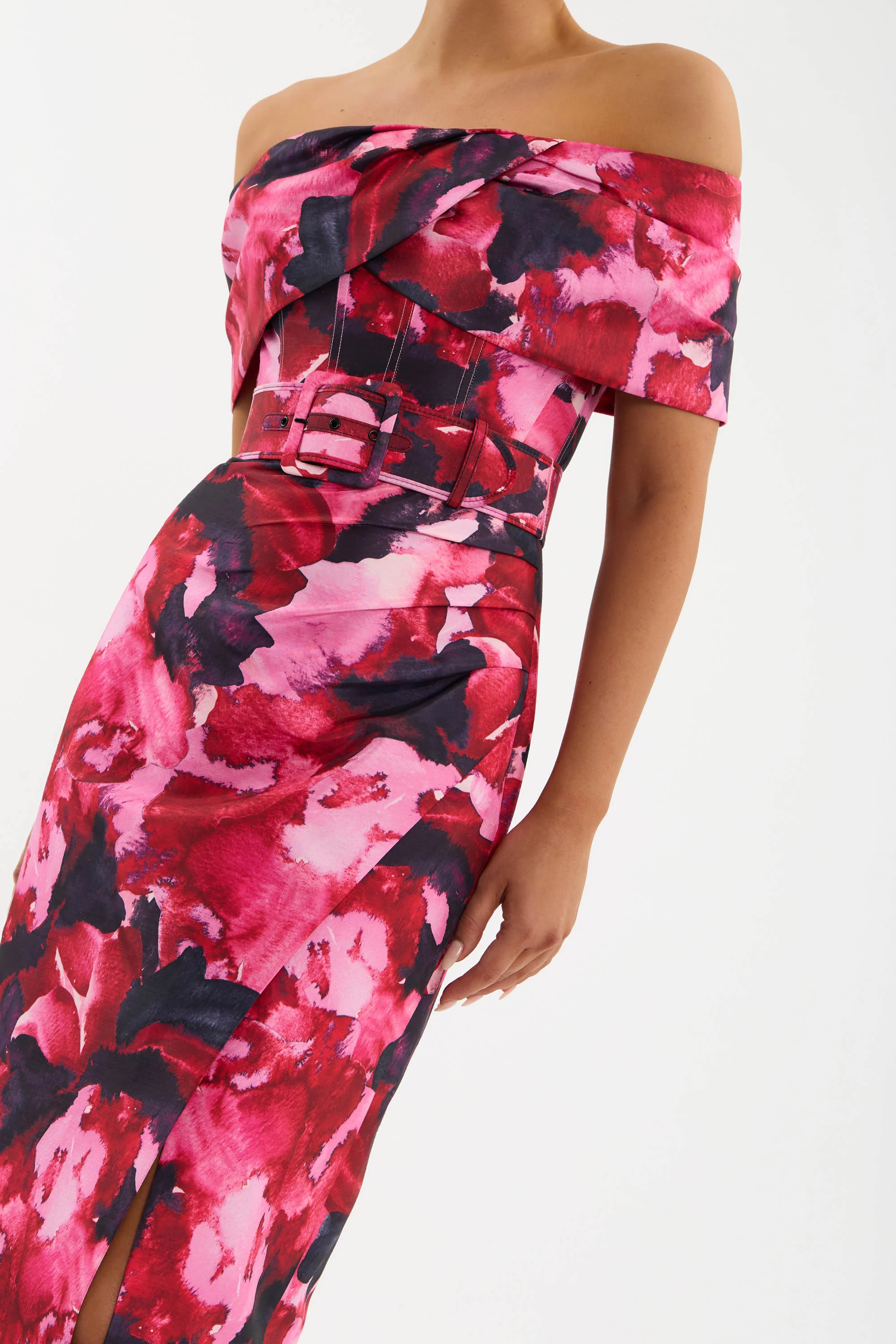 Petunia Off The Shoulder Midi Dress - Image 5