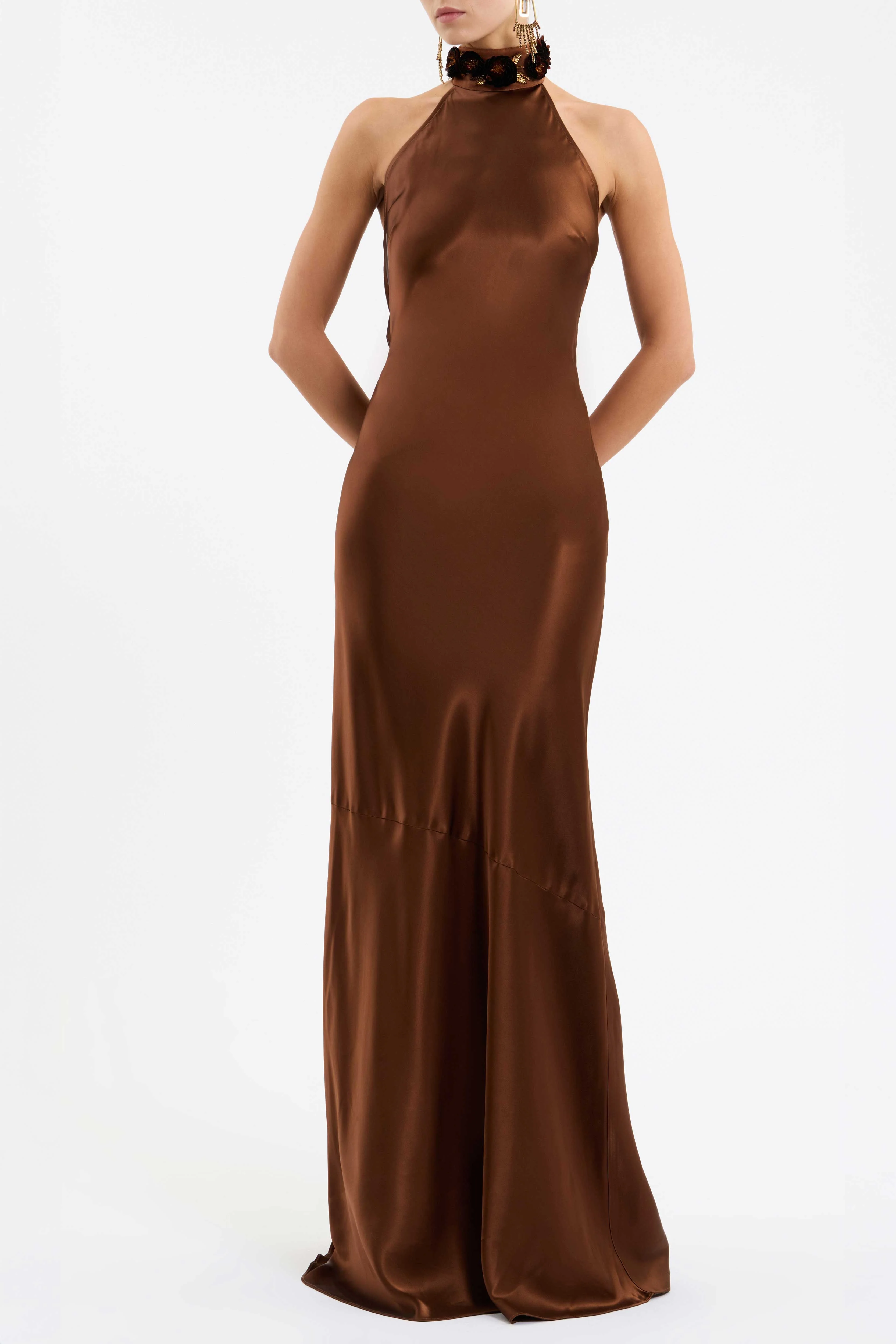 Phoenix Rose Halter Gown - Image 2