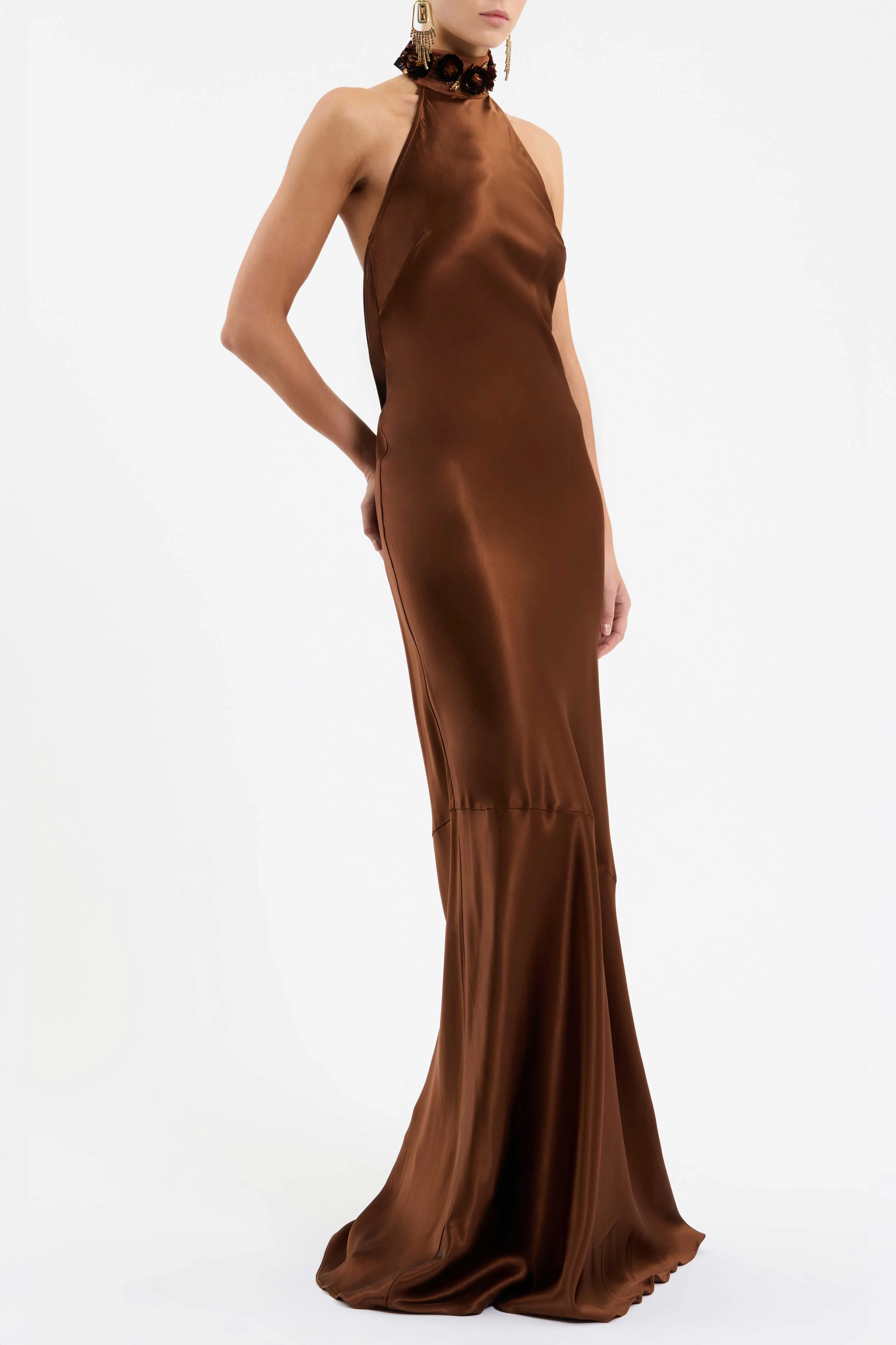 Phoenix Rose Halter Gown - Image 3
