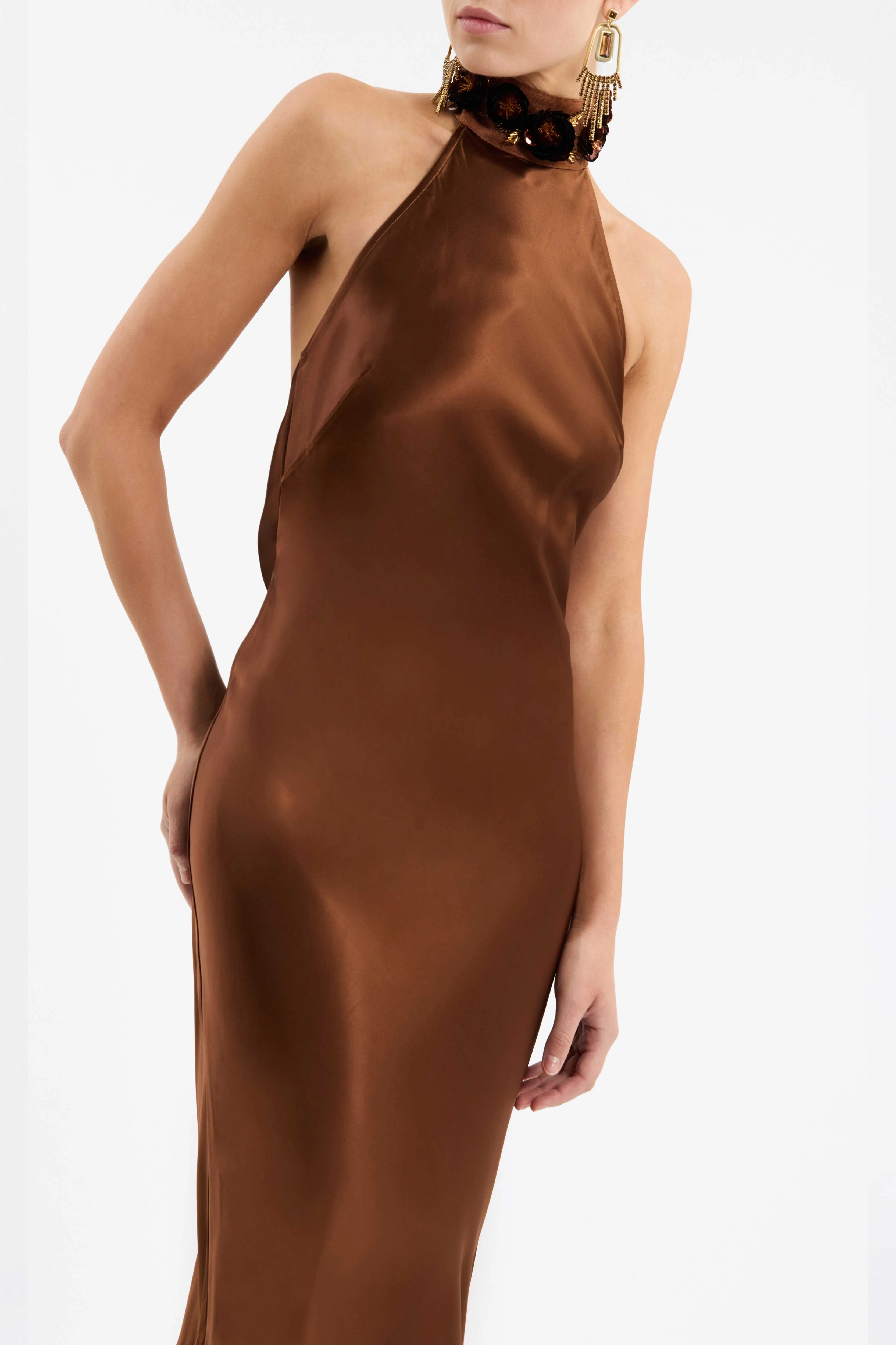 Phoenix Rose Halter Gown - Image 5