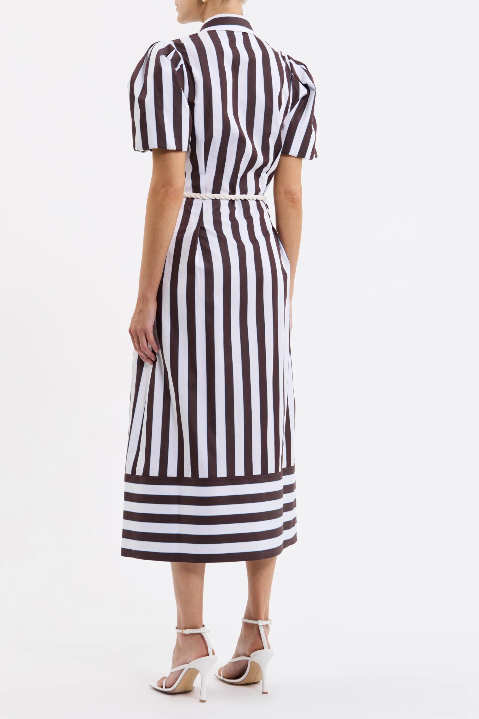 Pippa Puff Sleeve Midi Dress - Image 4