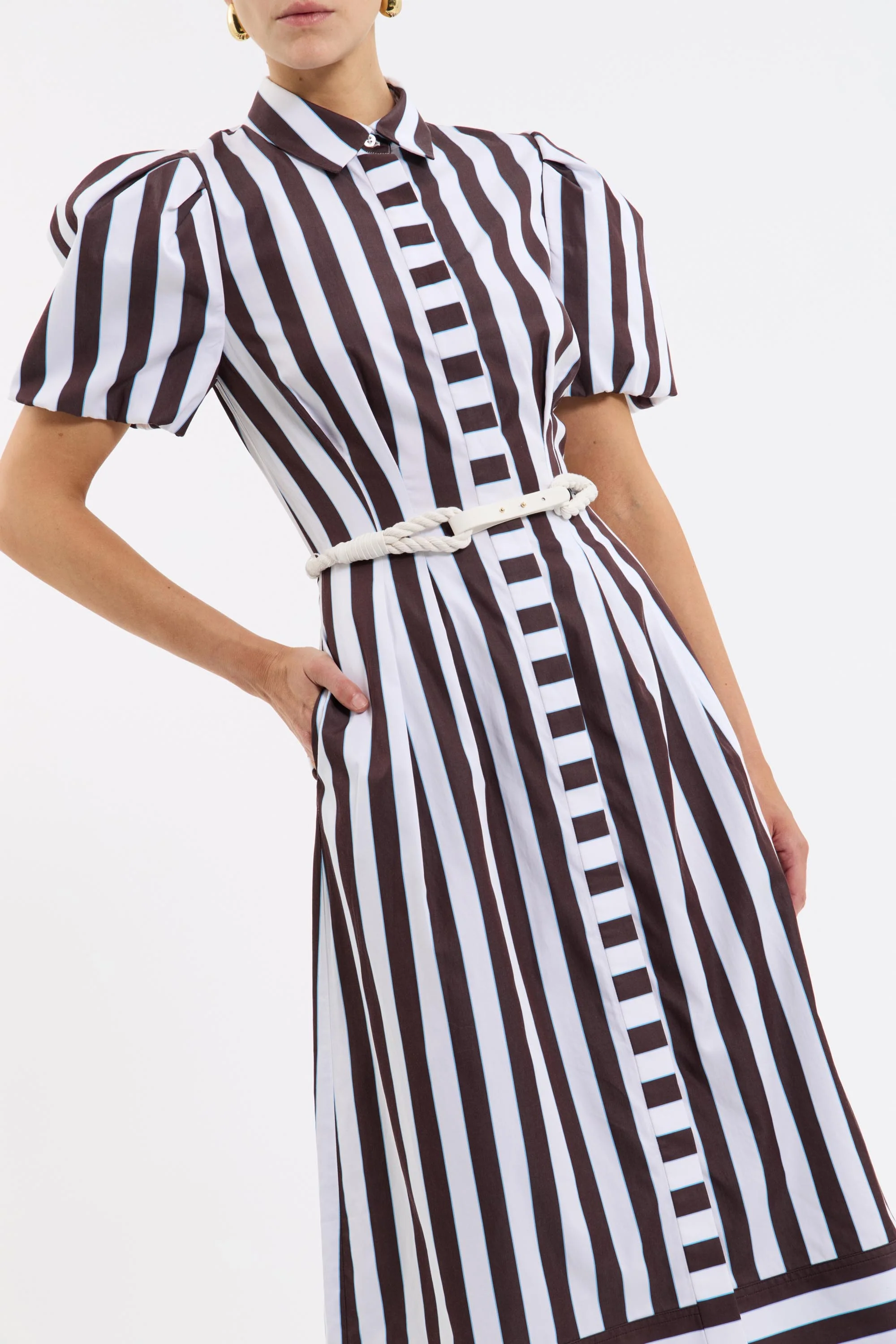 Pippa Puff Sleeve Midi Dress - Image 5